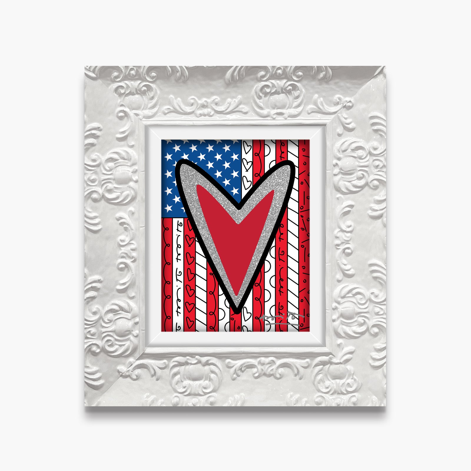modern pop art america limited edition print  vibrant home decor