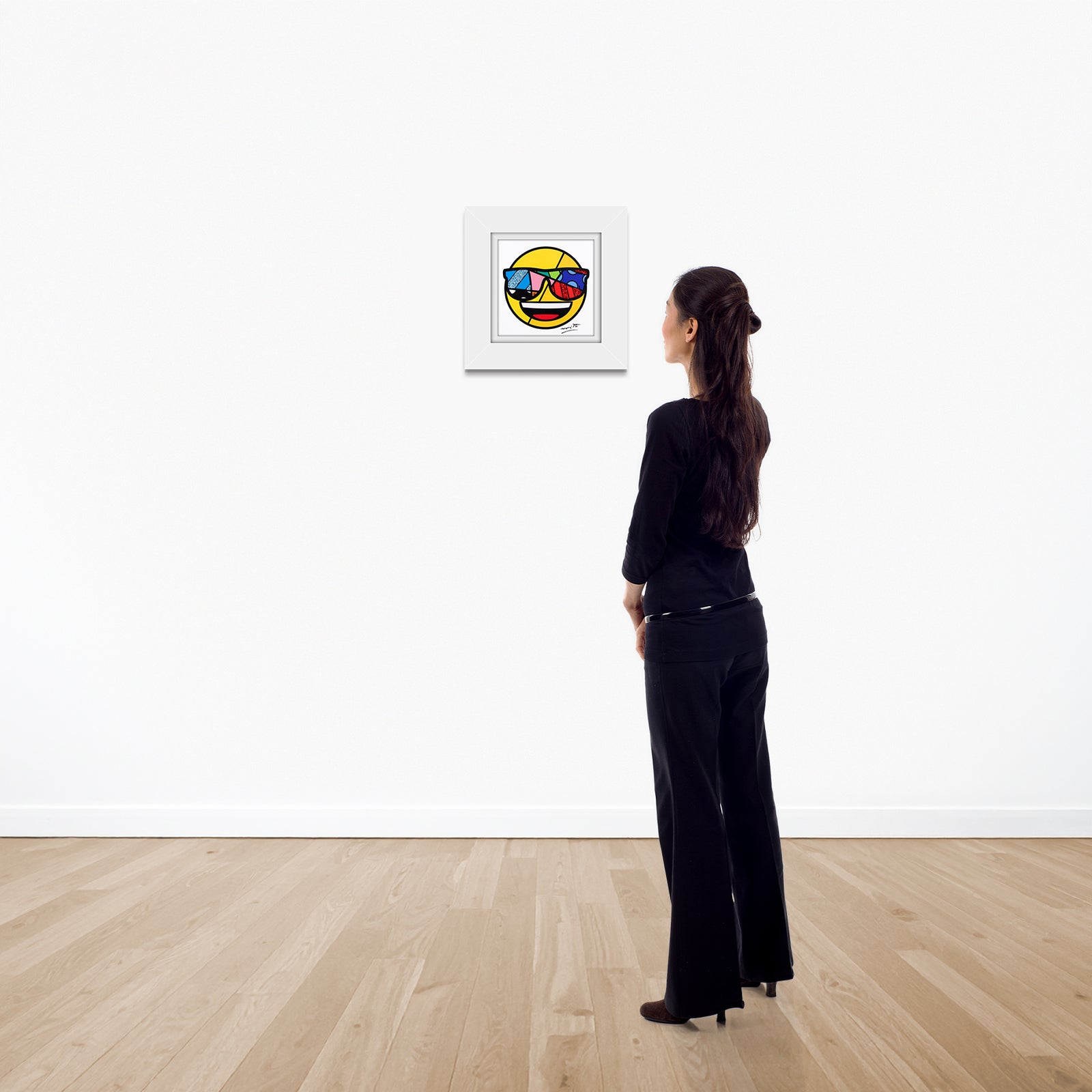 modern pop art you are very cool emoji  vibrant home decor
