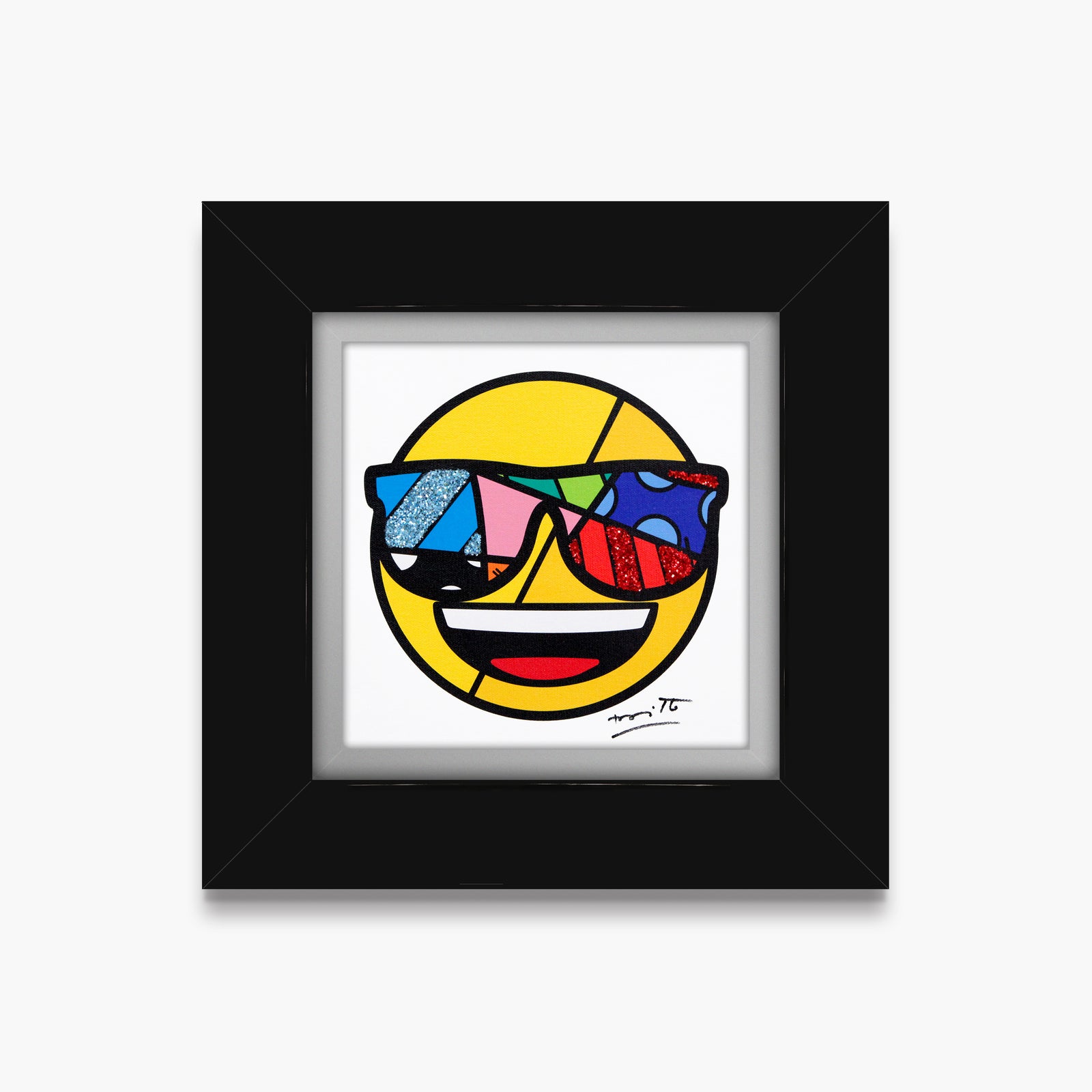 you are very cool emoji  artistic colorful design collectible