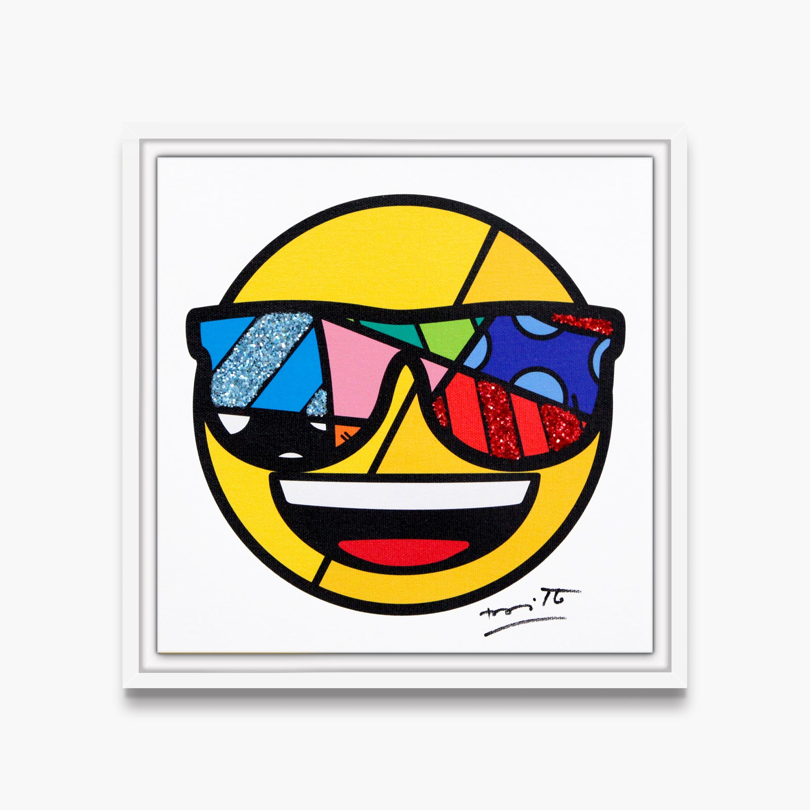 you are very cool emoji  artistic colorful design collectible