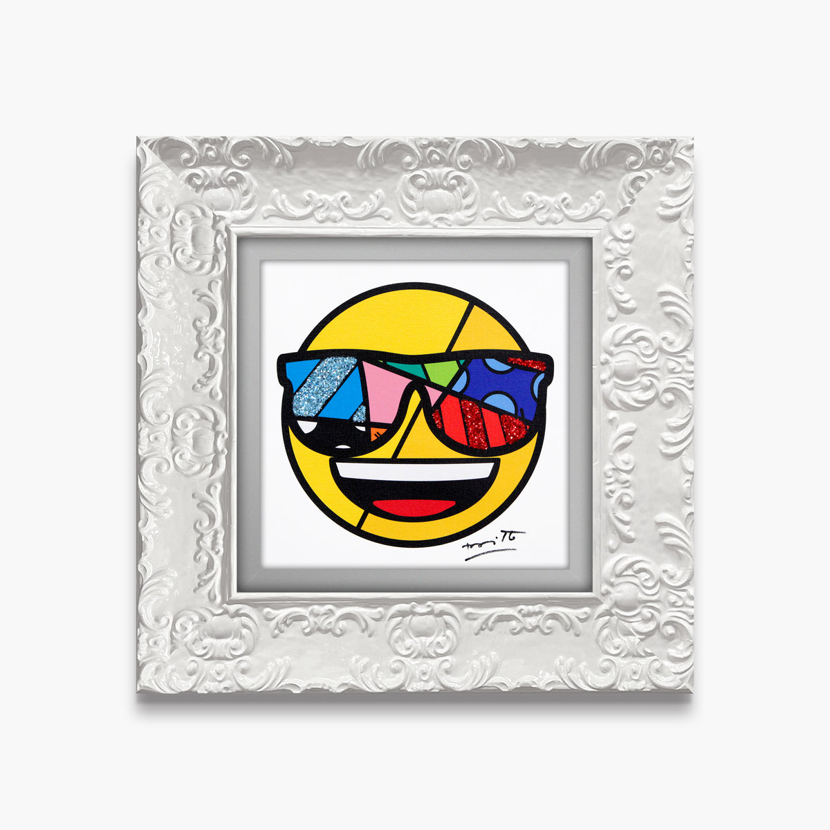 you are very cool emoji  artistic colorful design collectible