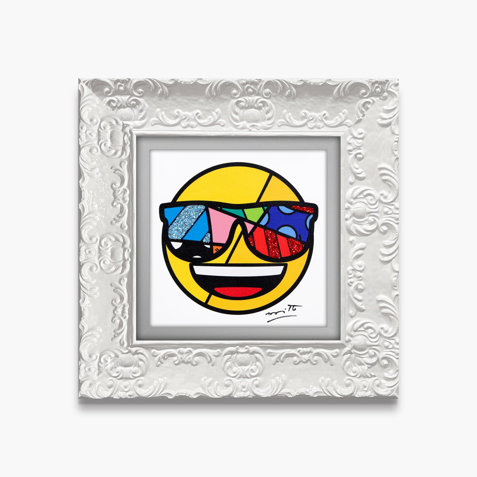 you are very cool emoji  artistic colorful design collectible