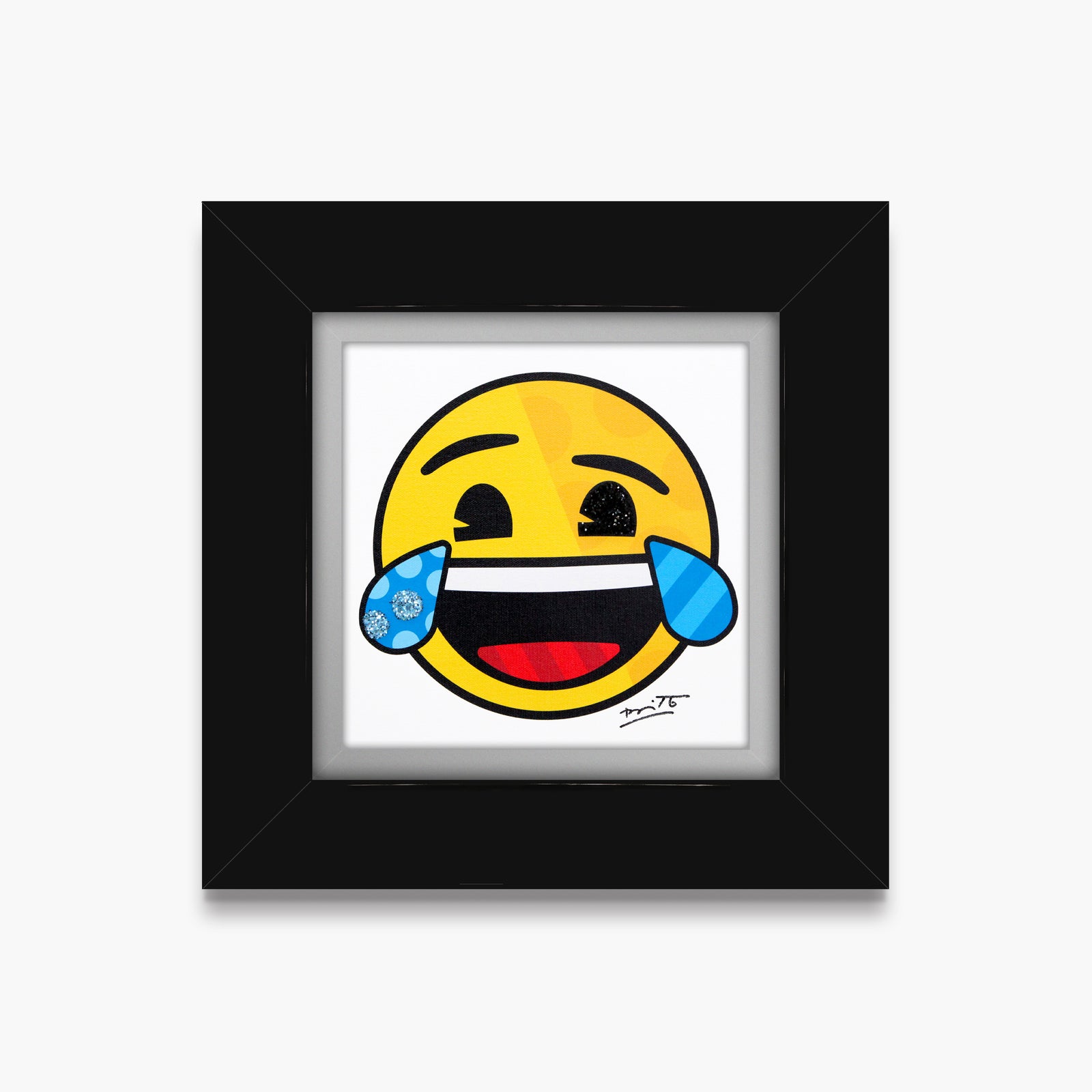 happy for you emoji by  artistic colorful design collectible