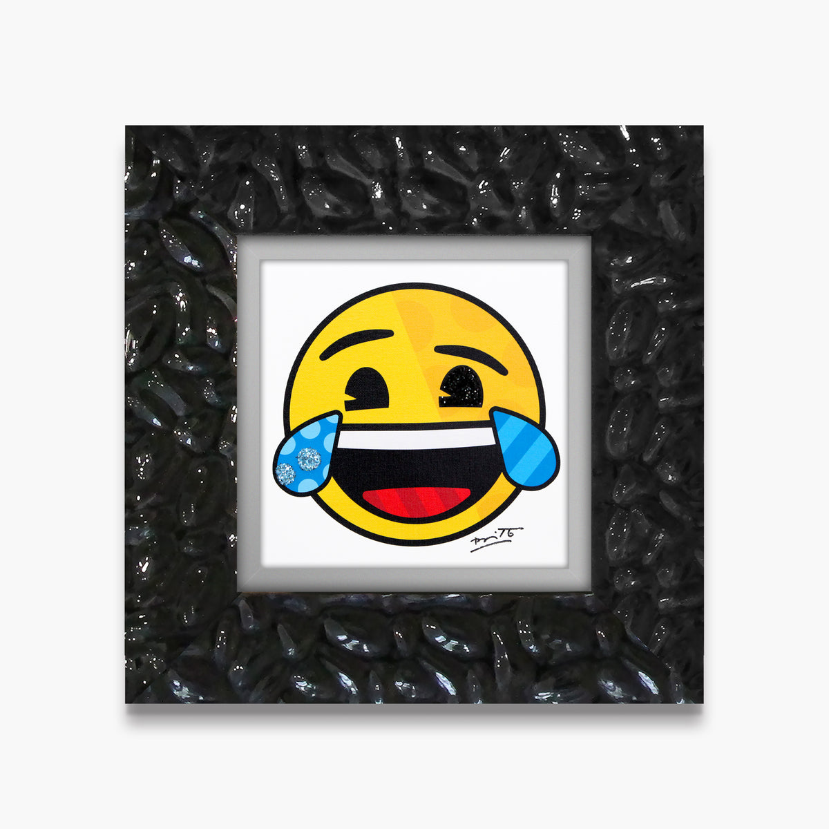 modern pop art happy for you emoji by  vibrant home decor