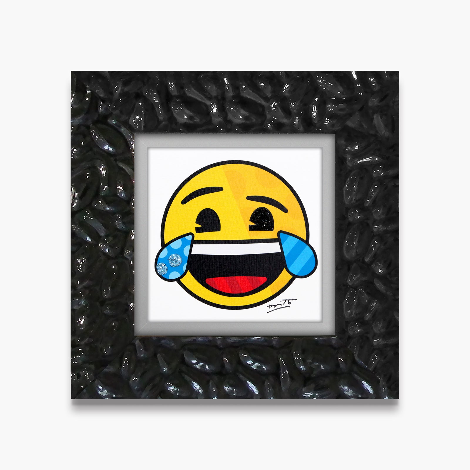 modern pop art happy for you emoji by  vibrant home decor