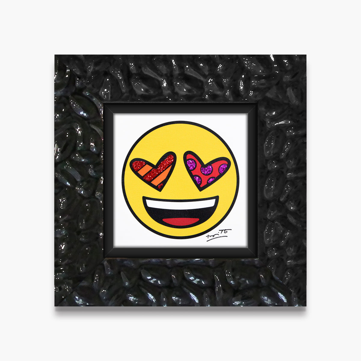 love you emoji by britto  colorful decorative collectible gift idea