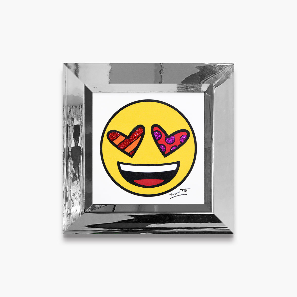 love you emoji by britto  artistic colorful design collectible