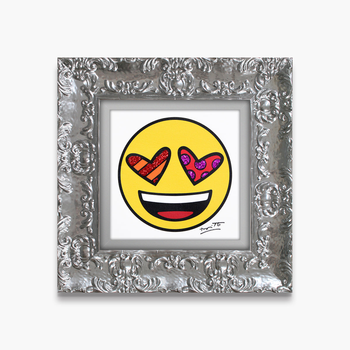 love you emoji by britto  colorful decorative collectible gift idea
