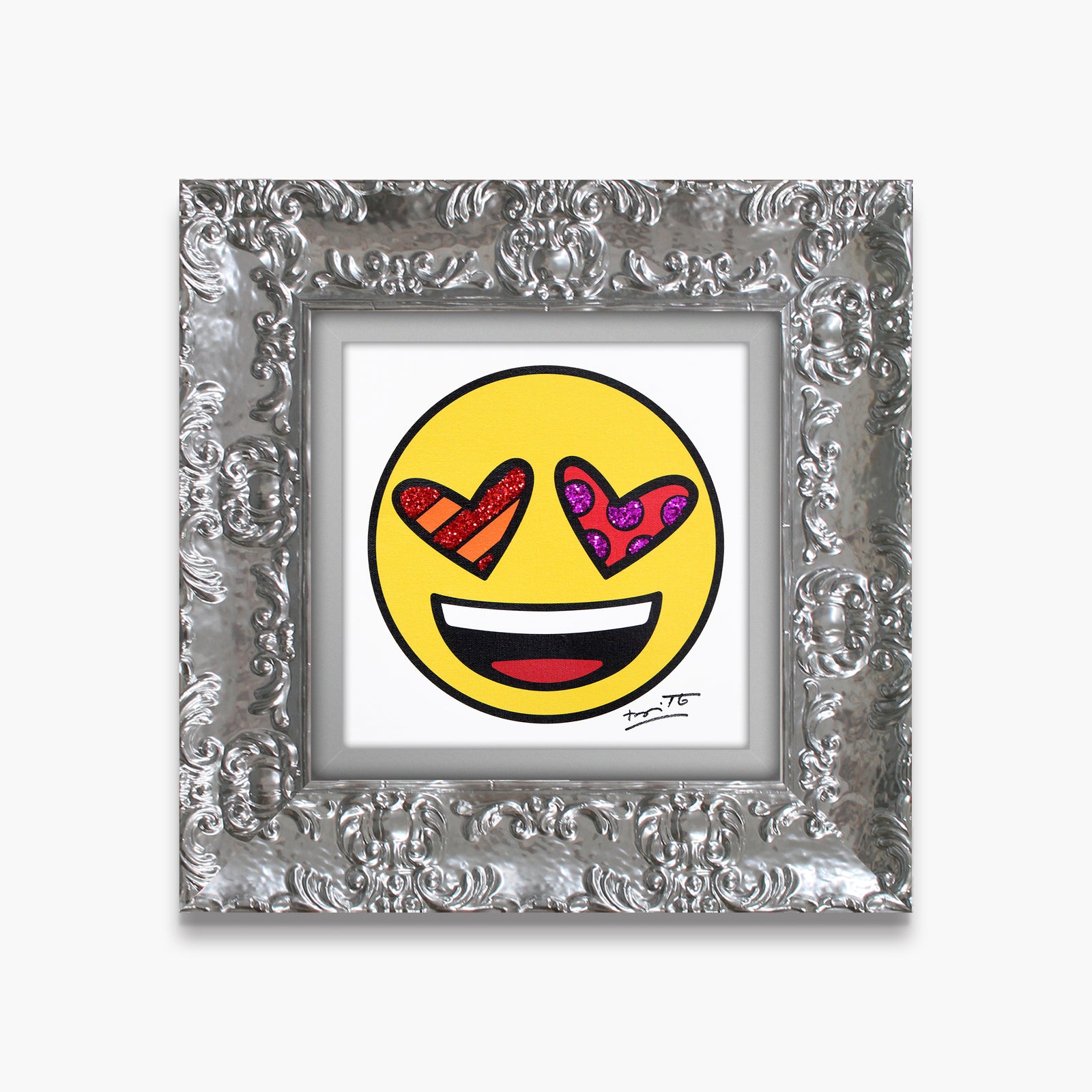 love you emoji by britto  colorful decorative collectible gift idea