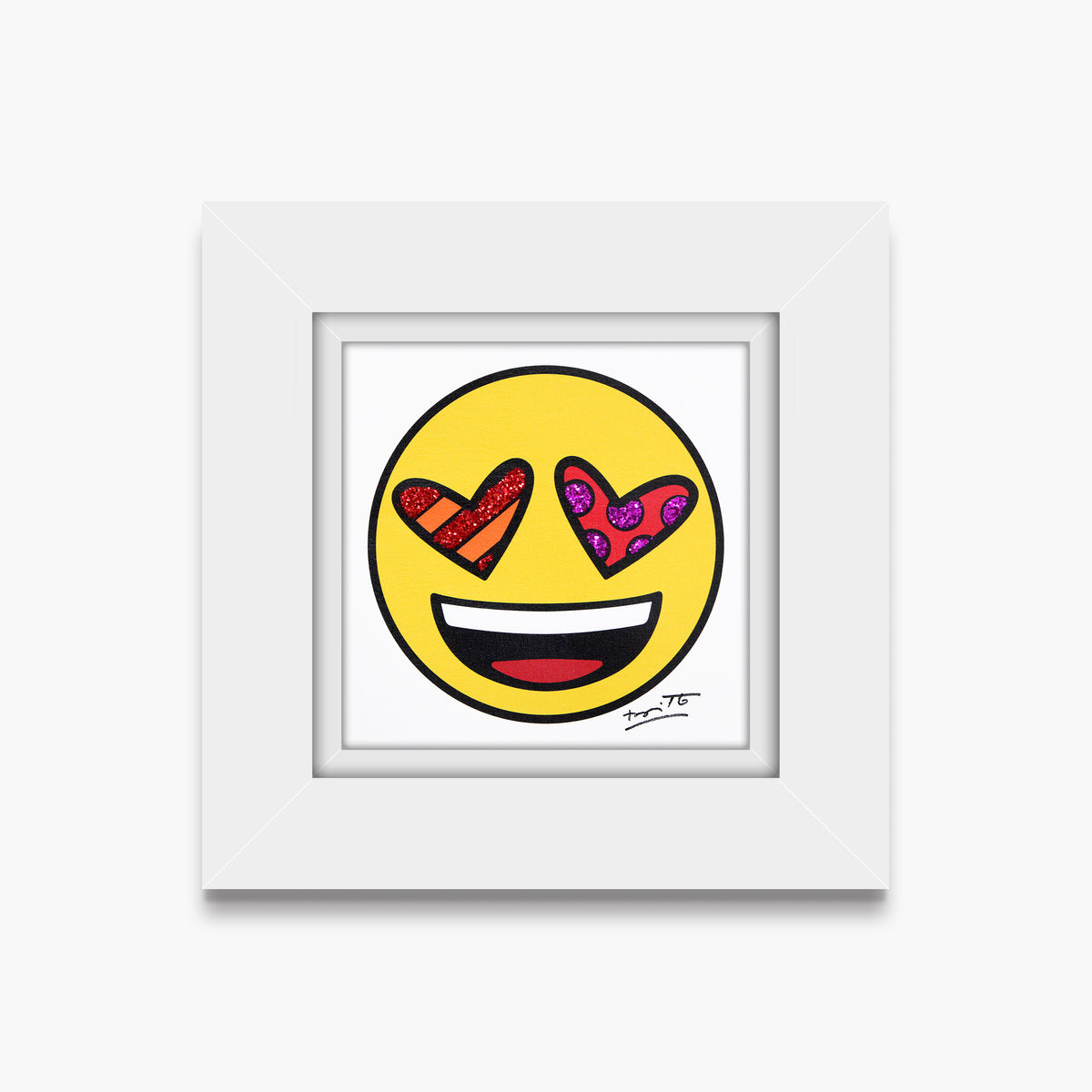 love you emoji by britto  colorful decorative collectible gift idea