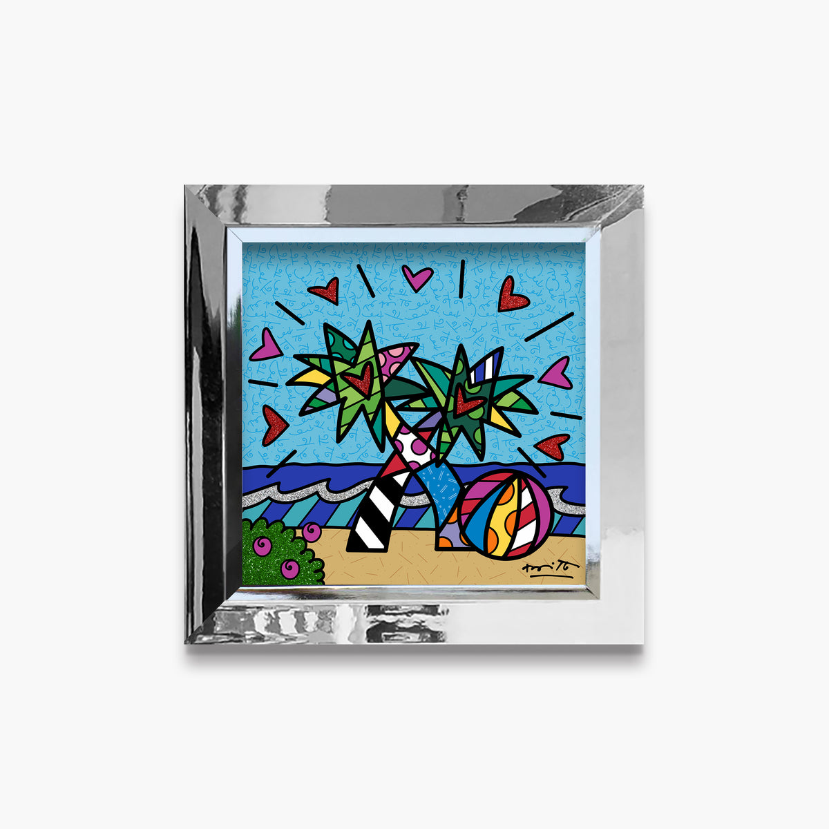 miami beach limited edition print  colorful decorative collectible gift idea