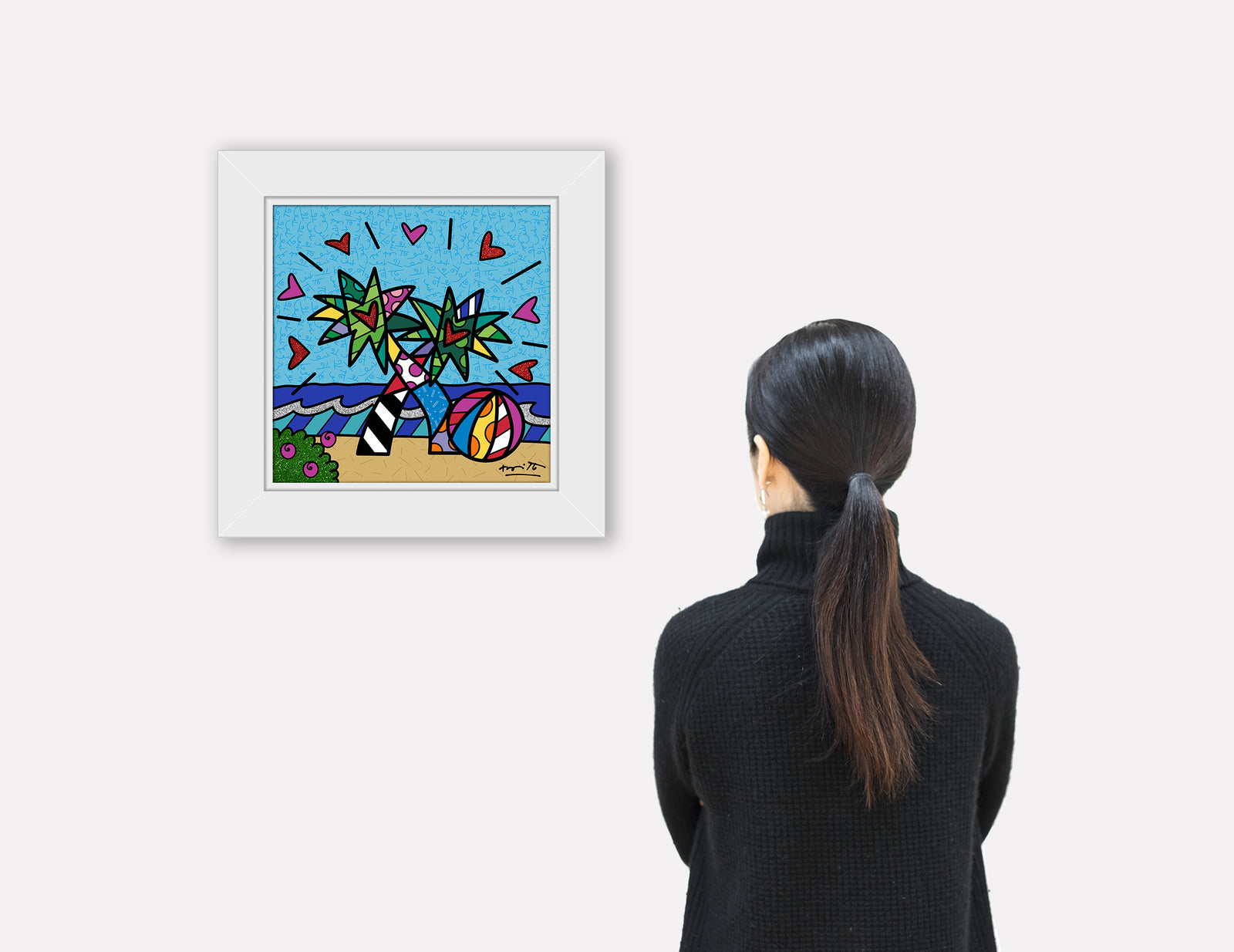 modern pop art miami beach limited edition print  vibrant home decor