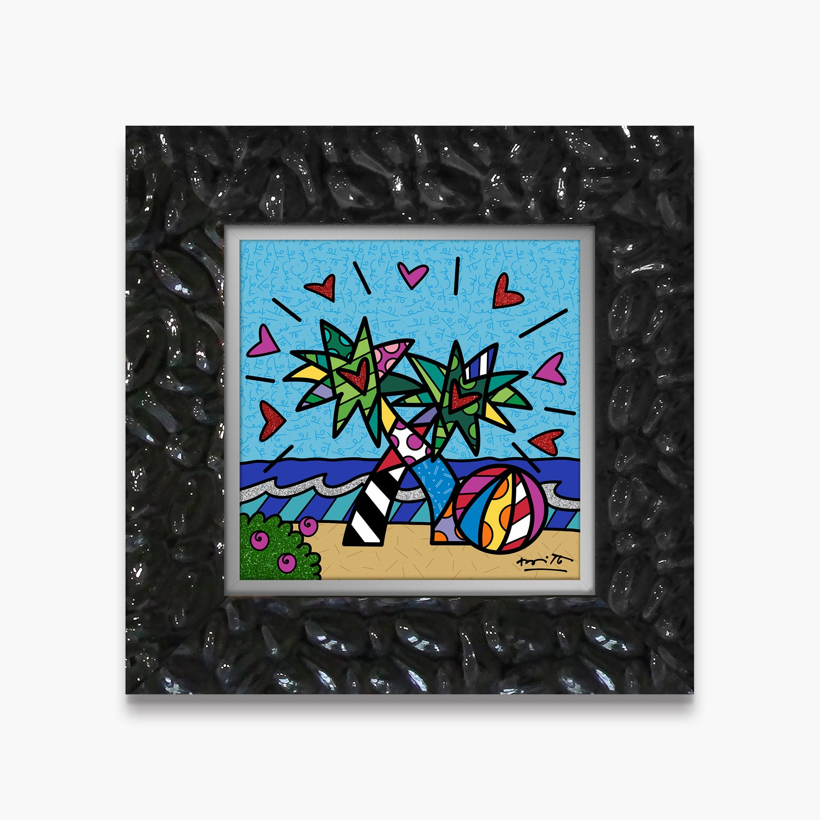 modern pop art miami beach limited edition print  vibrant home decor