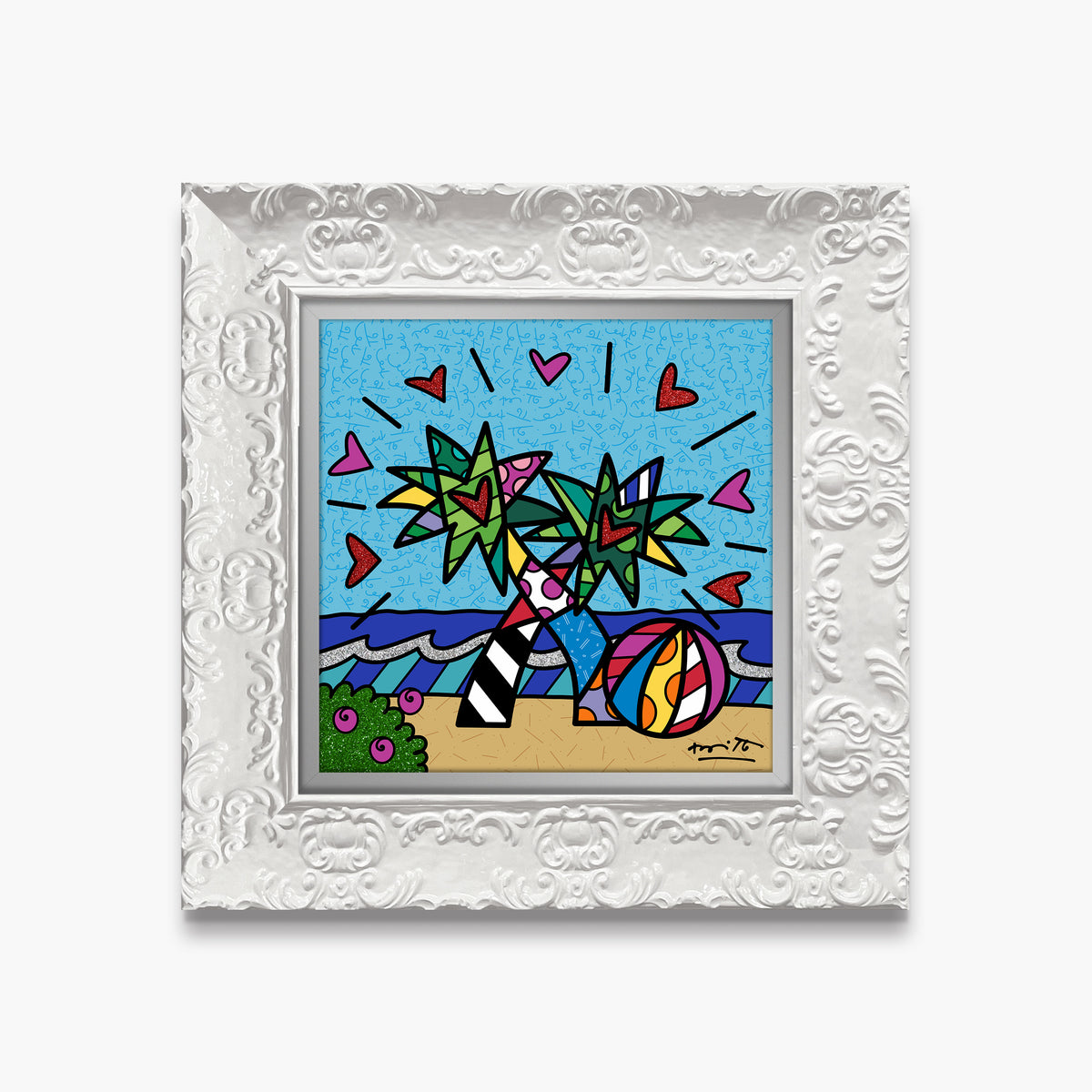 miami beach limited edition print  colorful decorative collectible gift idea