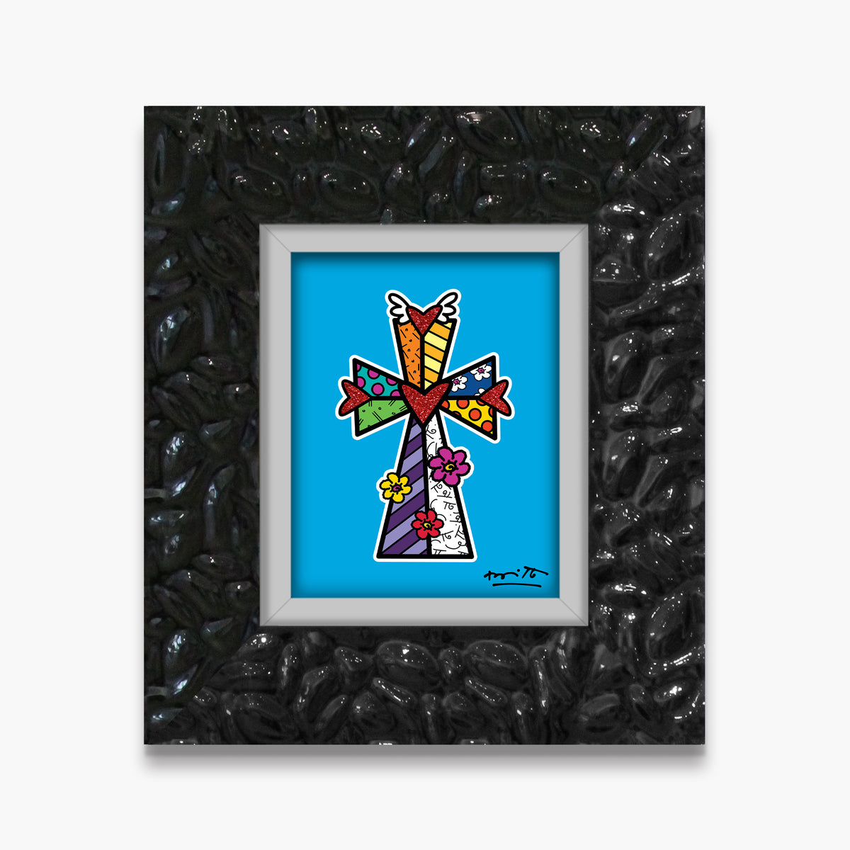 modern pop art blessings limited edition print  vibrant home decor