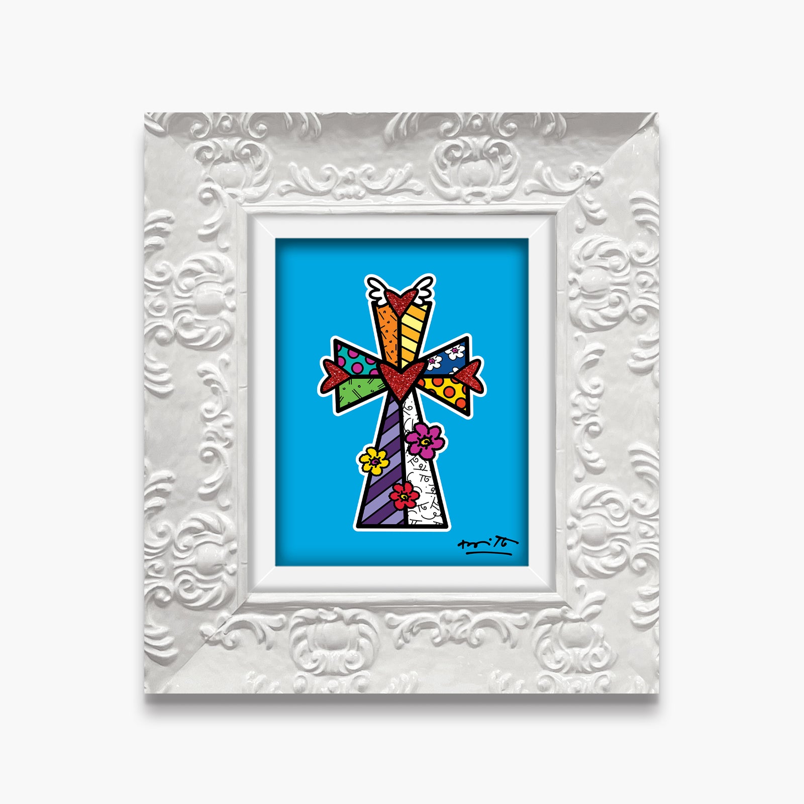 modern pop art blessings limited edition print  vibrant home decor