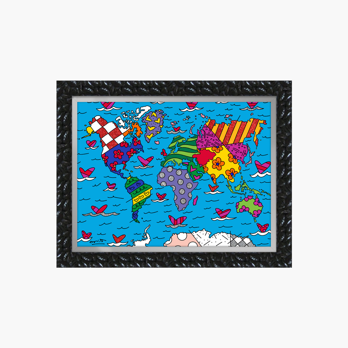 we are the world limited  artistic colorful design collectible
