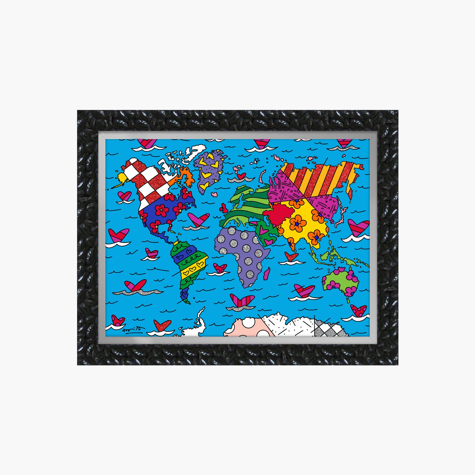 we are the world limited  artistic colorful design collectible