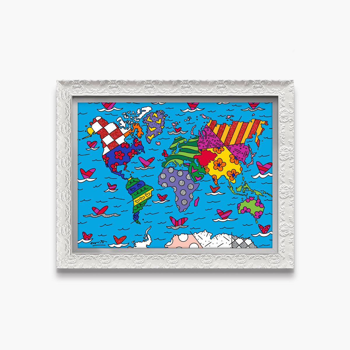 we are the world limited  artistic colorful design collectible