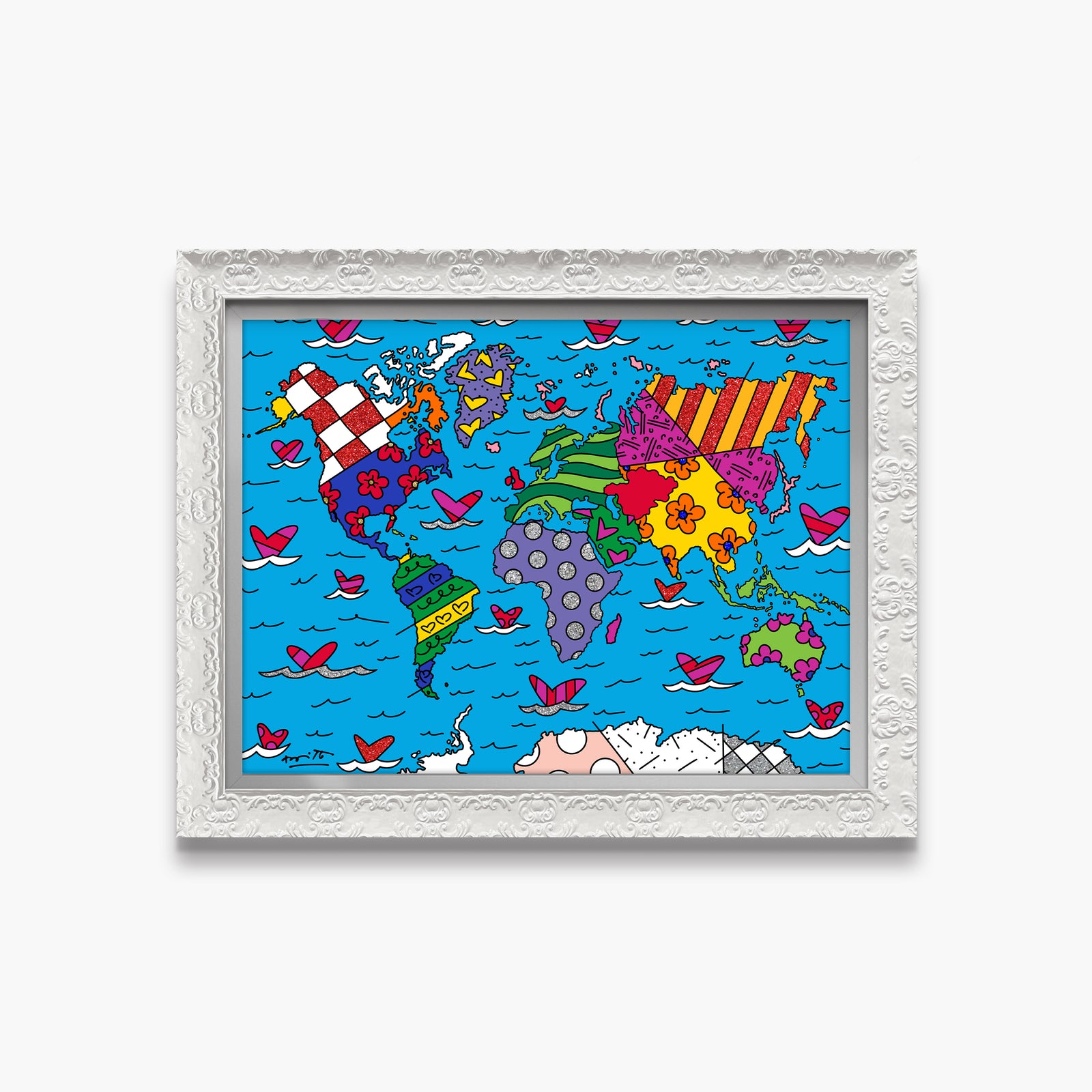 we are the world limited  artistic colorful design collectible