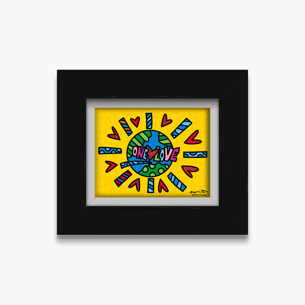 one love limited edition print  artistic colorful design collectible