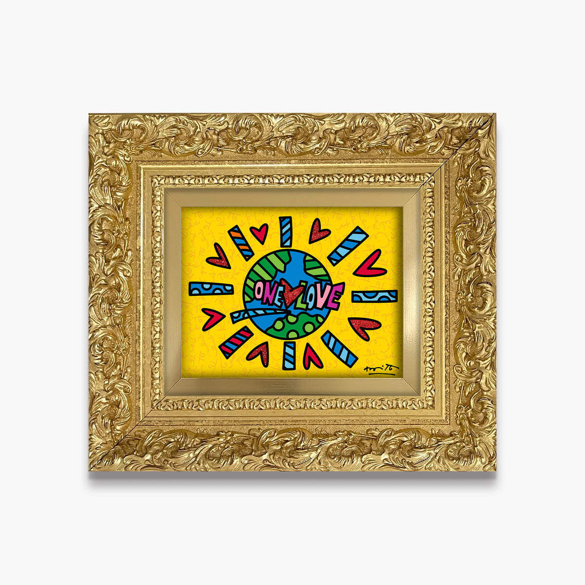 one love limited edition print  artistic colorful design collectible