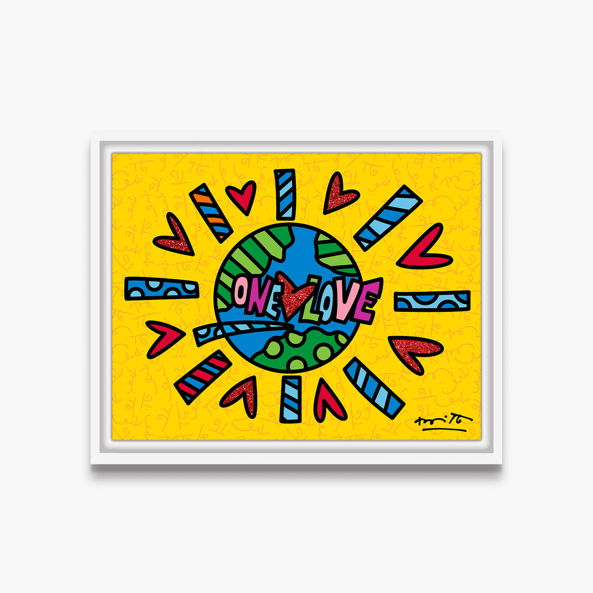 one love limited edition print  artistic colorful design collectible