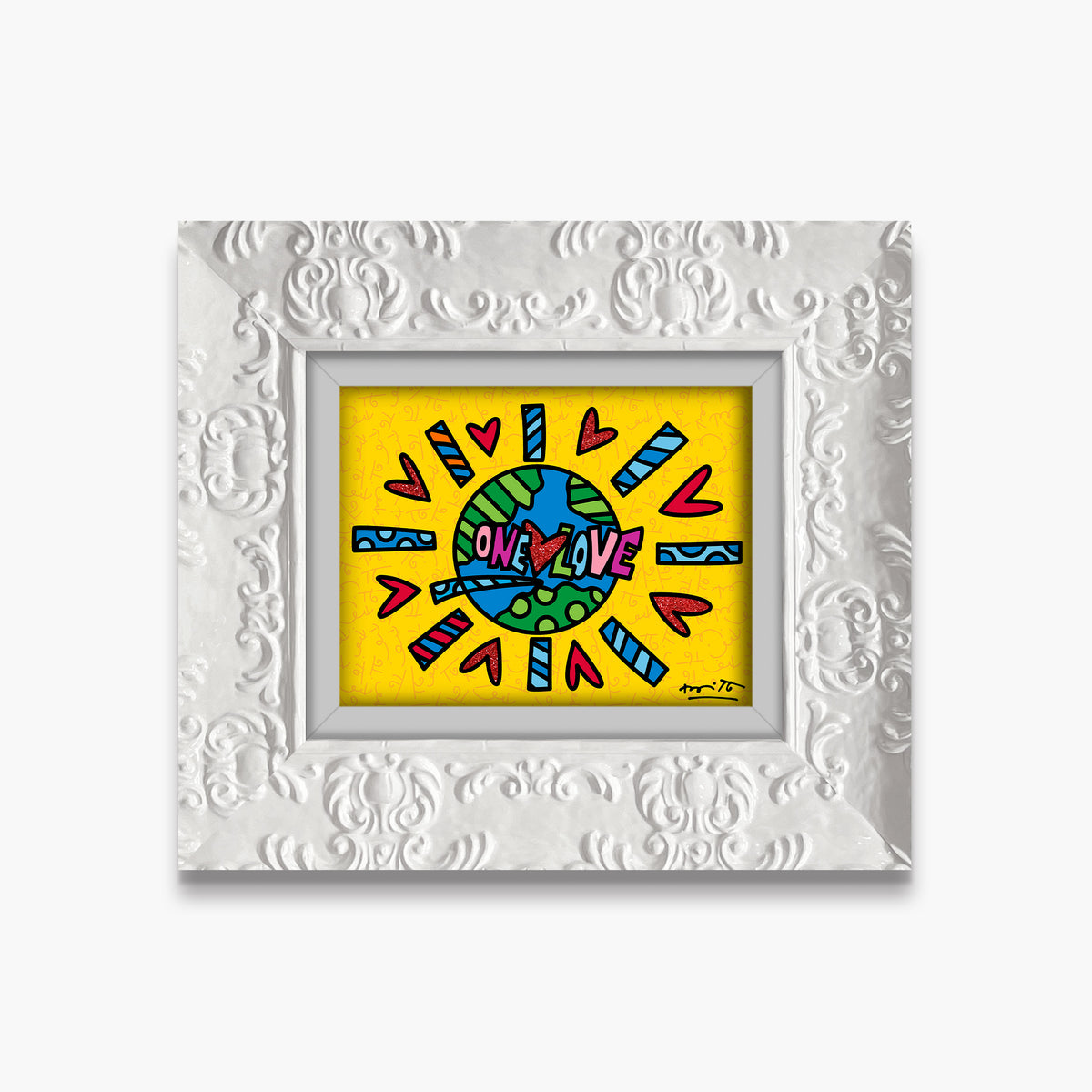 one love limited edition print  artistic colorful design collectible