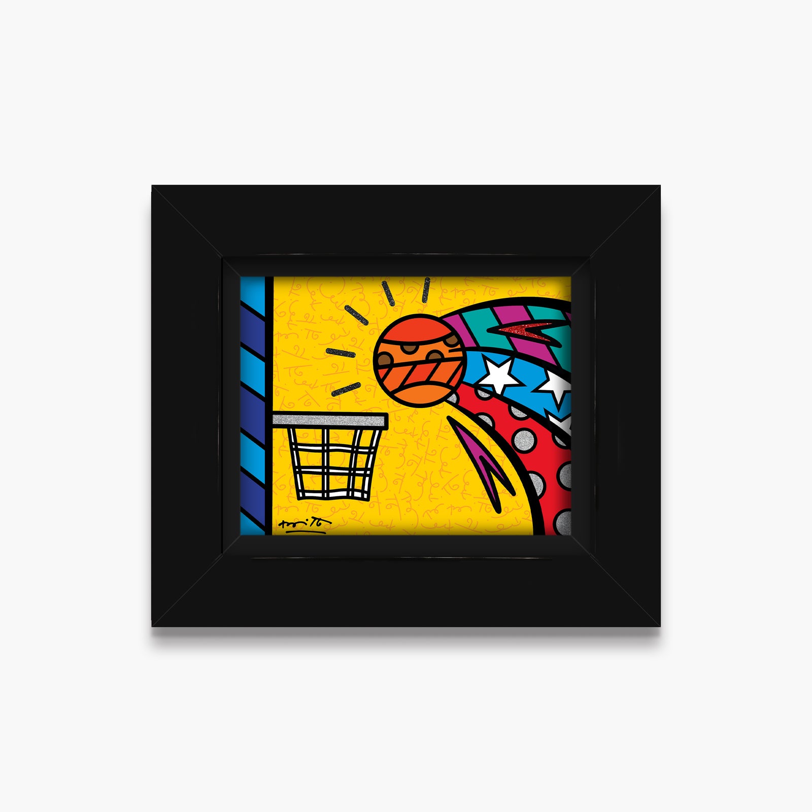 swish limited edition print  artistic colorful design collectible