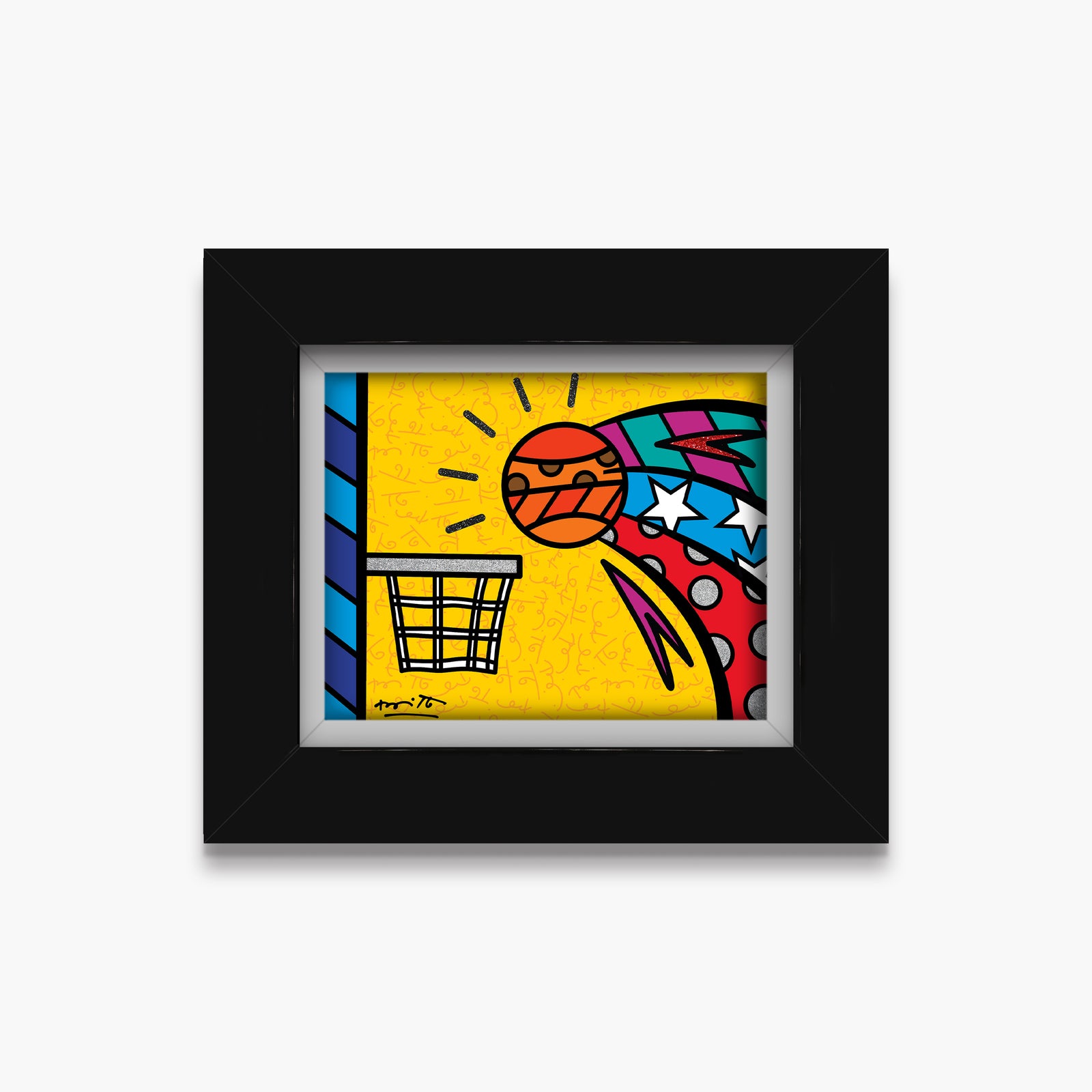 swish limited edition print  colorful decorative collectible gift idea