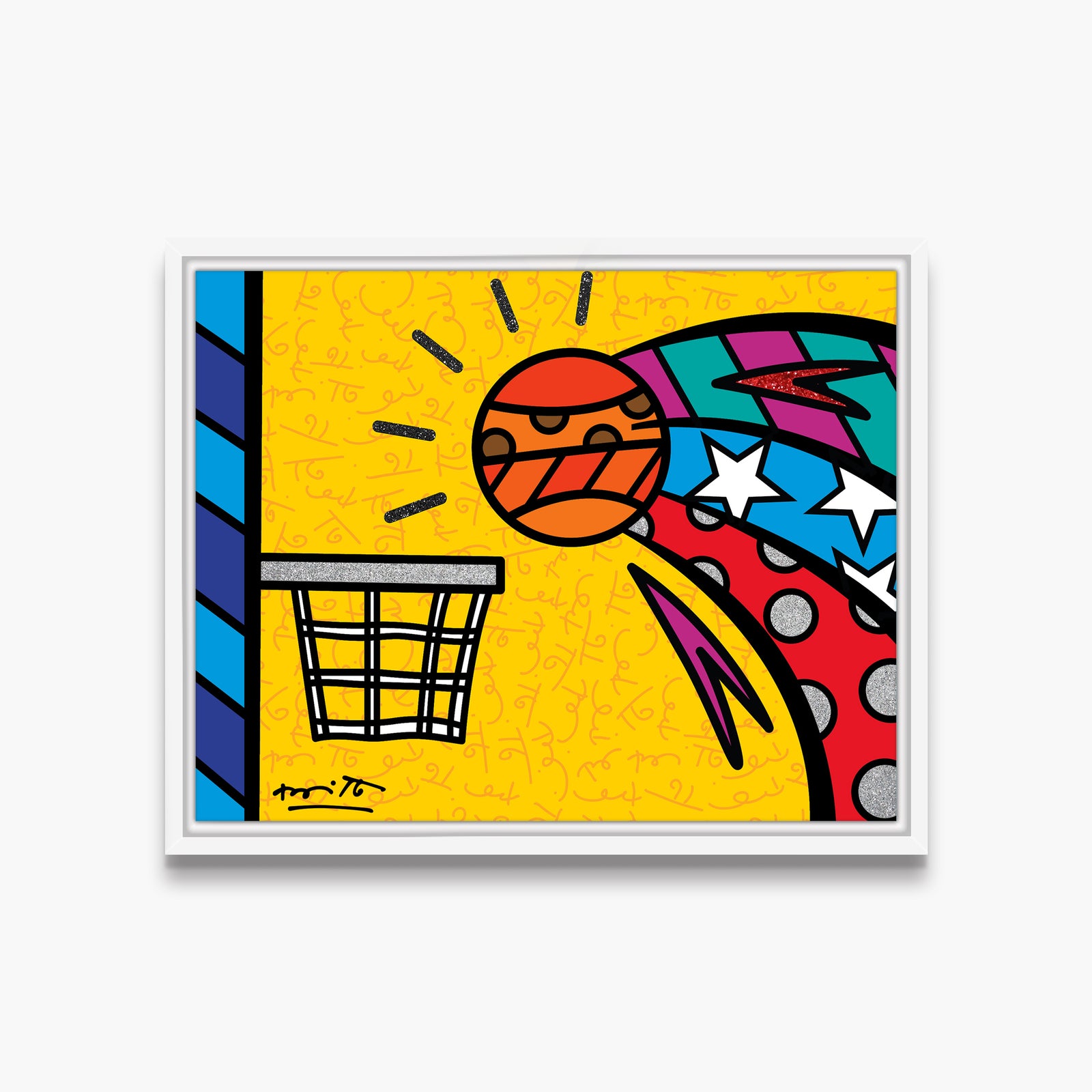 swish limited edition print  colorful decorative collectible gift idea