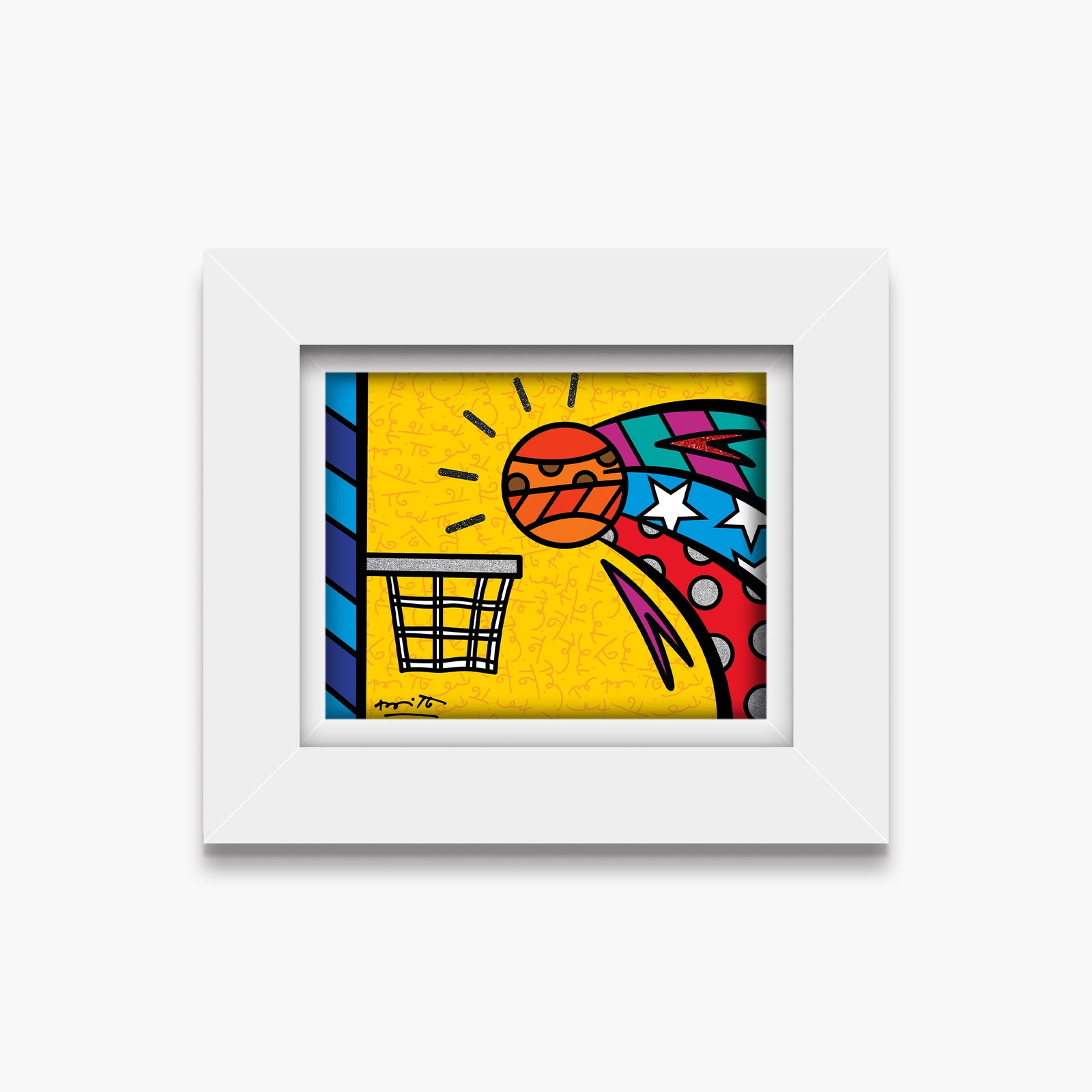 swish limited edition print  colorful decorative collectible gift idea