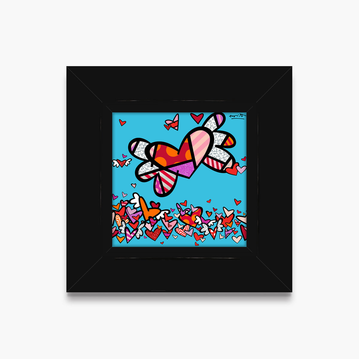 modern pop art little flow ii limited edition  vibrant home decor
