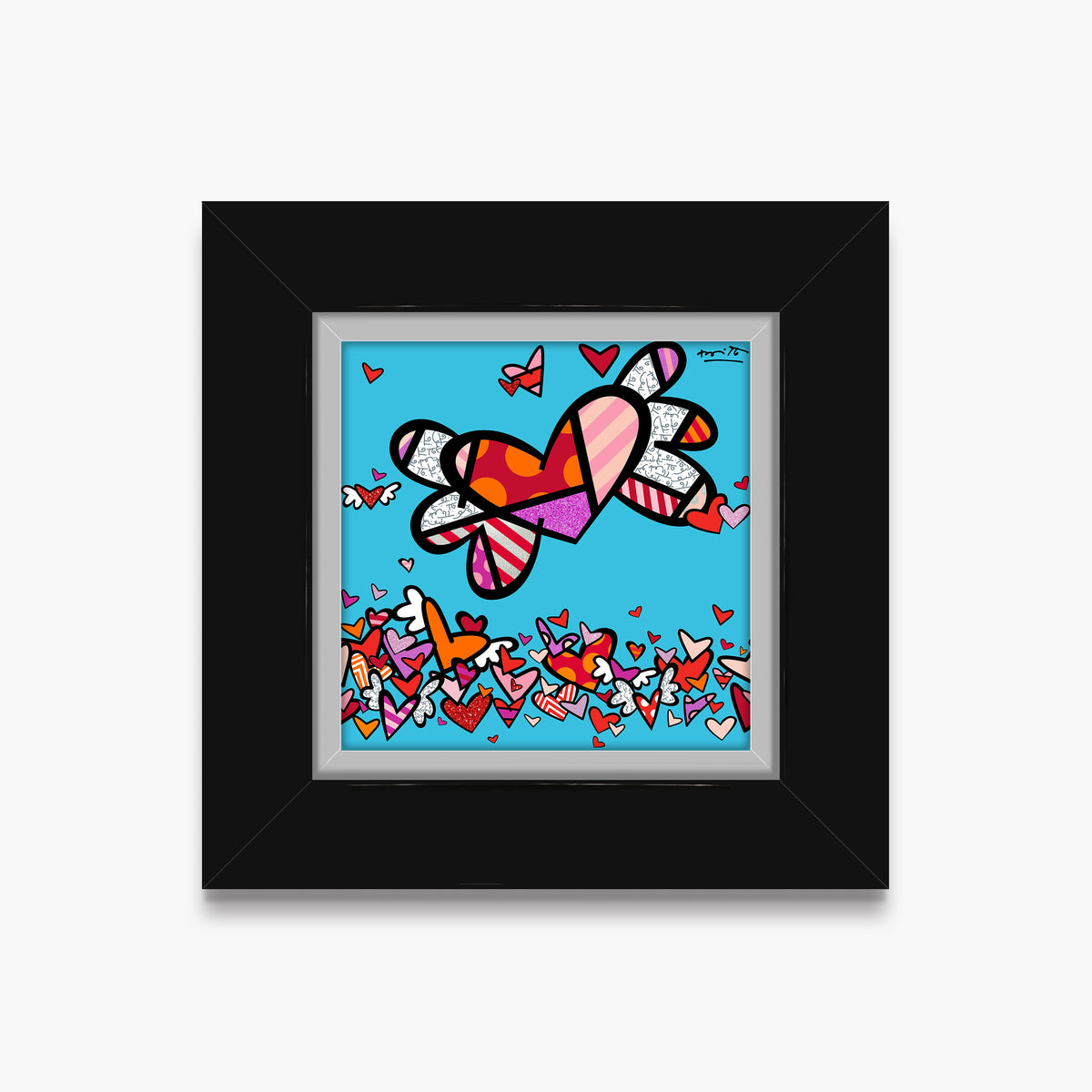 Romero Britto little flow ii limited edition  colorful pop art design