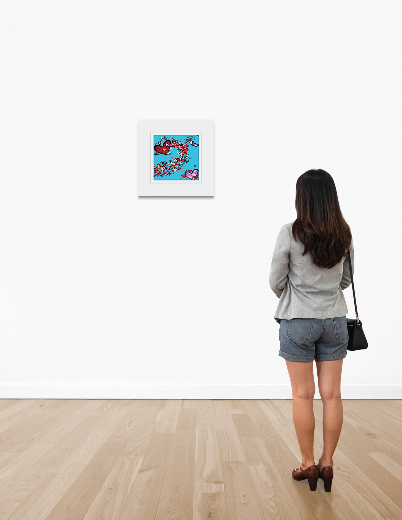 modern pop art little flow iii limited edition  vibrant home decor