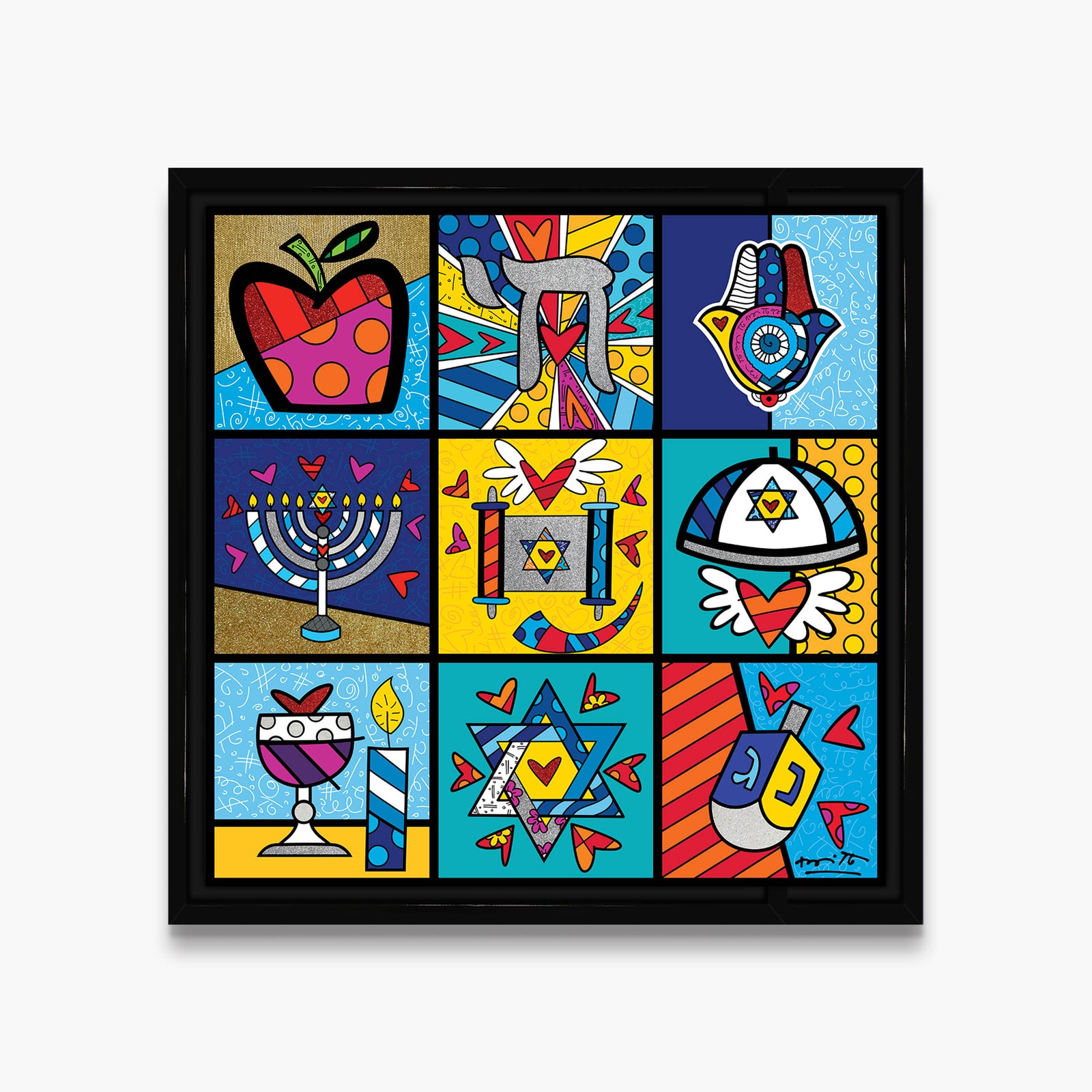 holy land limited edition print  artistic colorful design collectible
