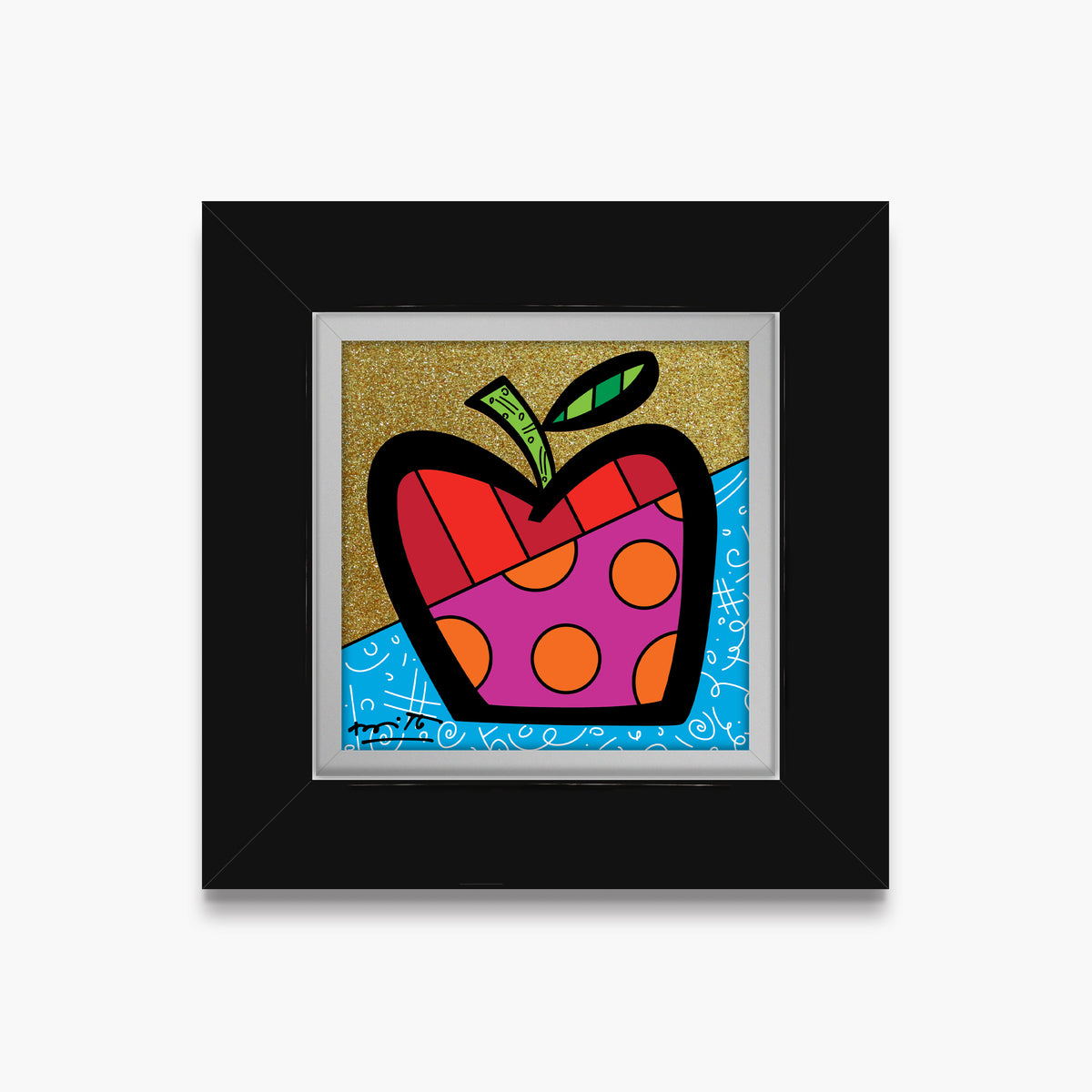 mazel tov apple limited edition  artistic colorful design collectible