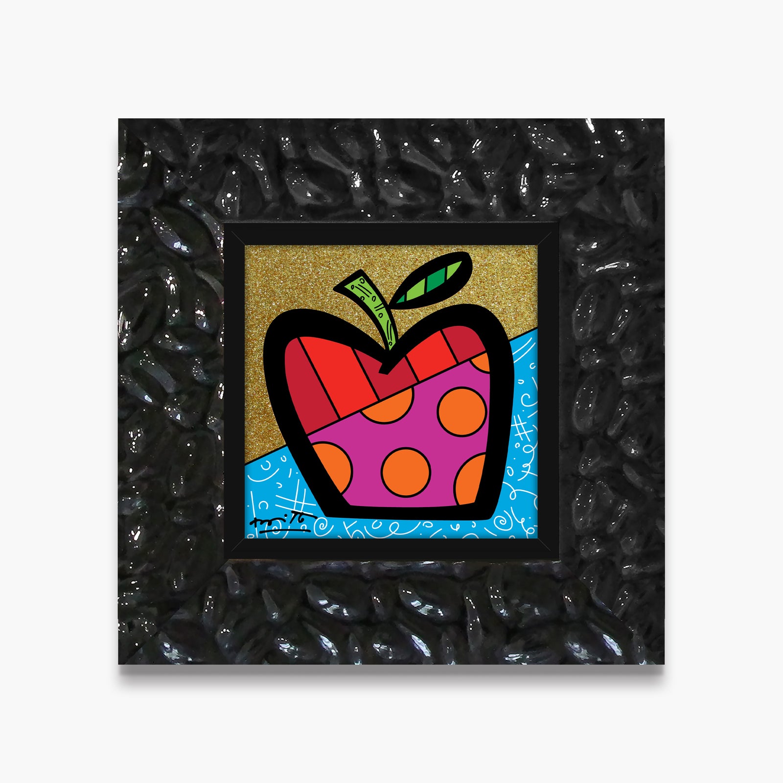 mazel tov apple limited edition  artistic colorful design collectible