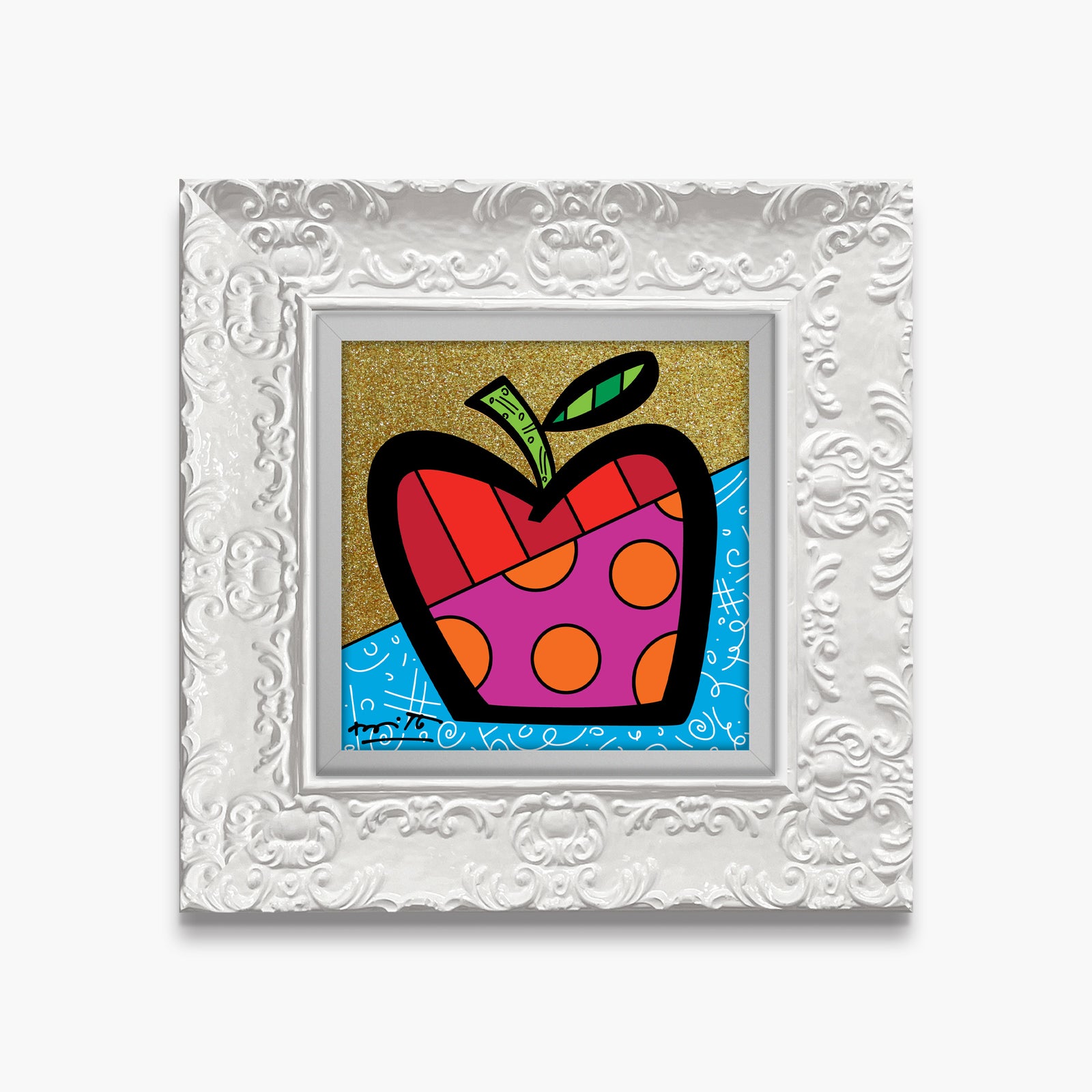 mazel tov apple limited edition  artistic colorful design collectible