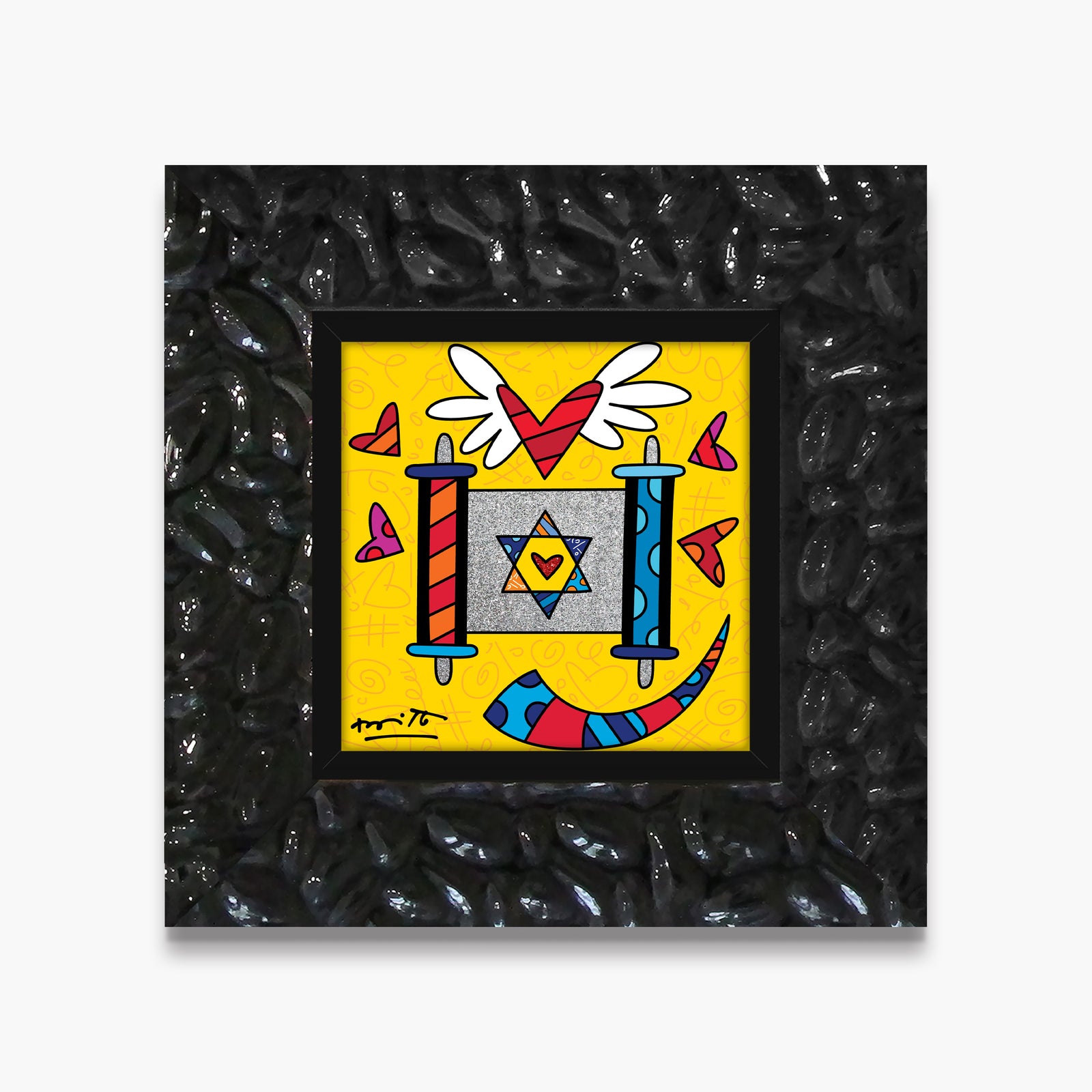 mazel tov torah limited edition  artistic colorful design collectible