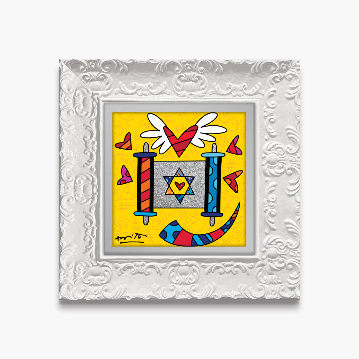 mazel tov torah limited edition  artistic colorful design collectible