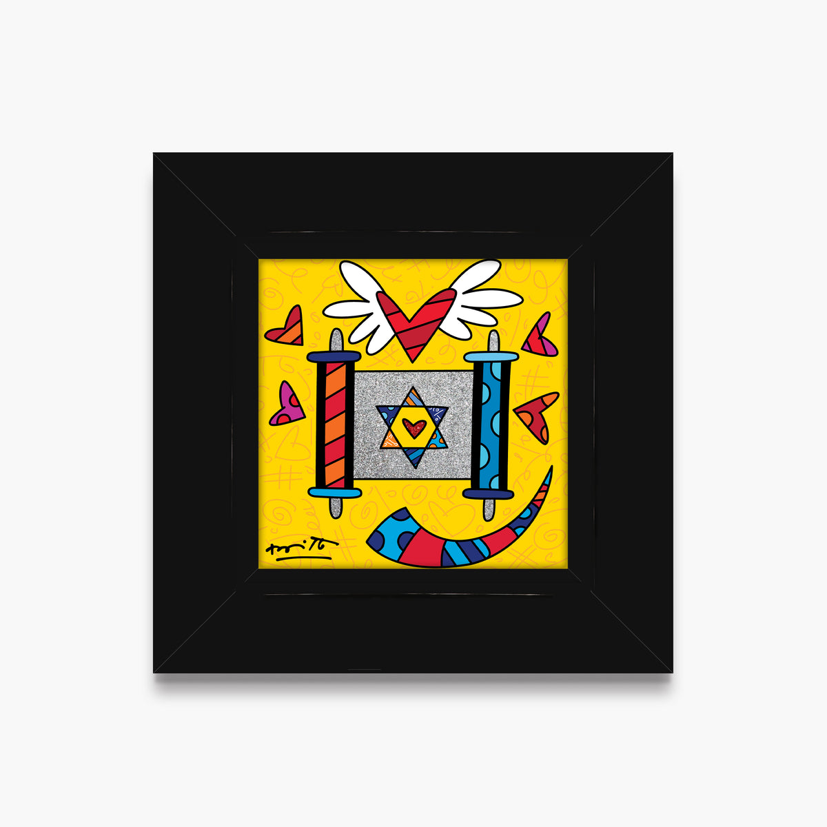 mazel tov torah limited edition  artistic colorful design collectible