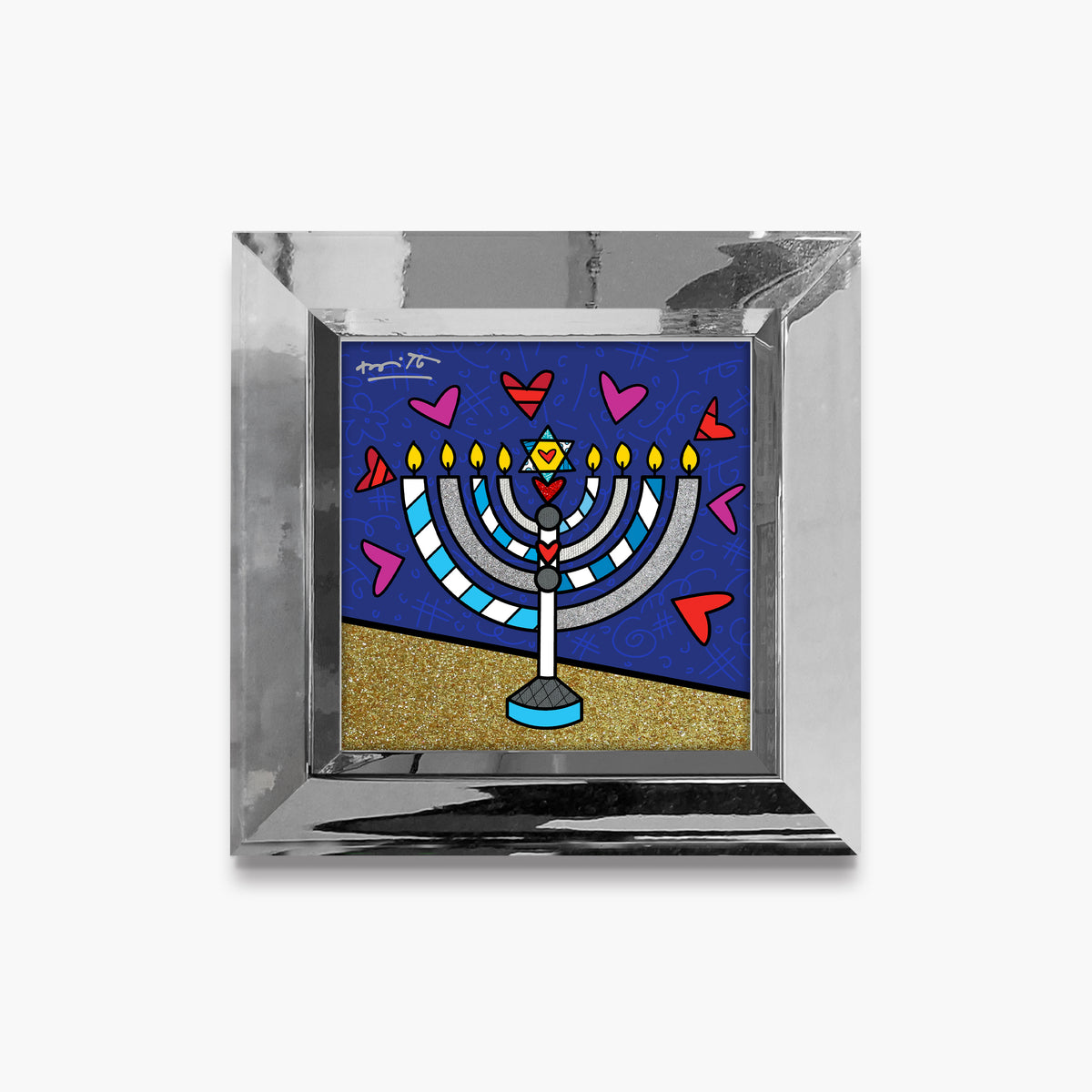 Mazel Tov (Menorah) - Limited Edition Print