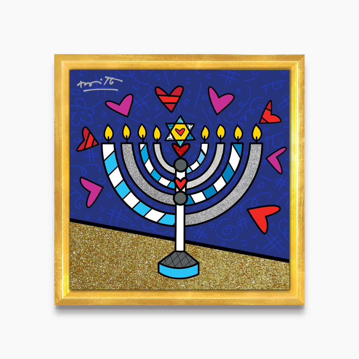 Mazel Tov (Menorah) - Limited Edition Print
