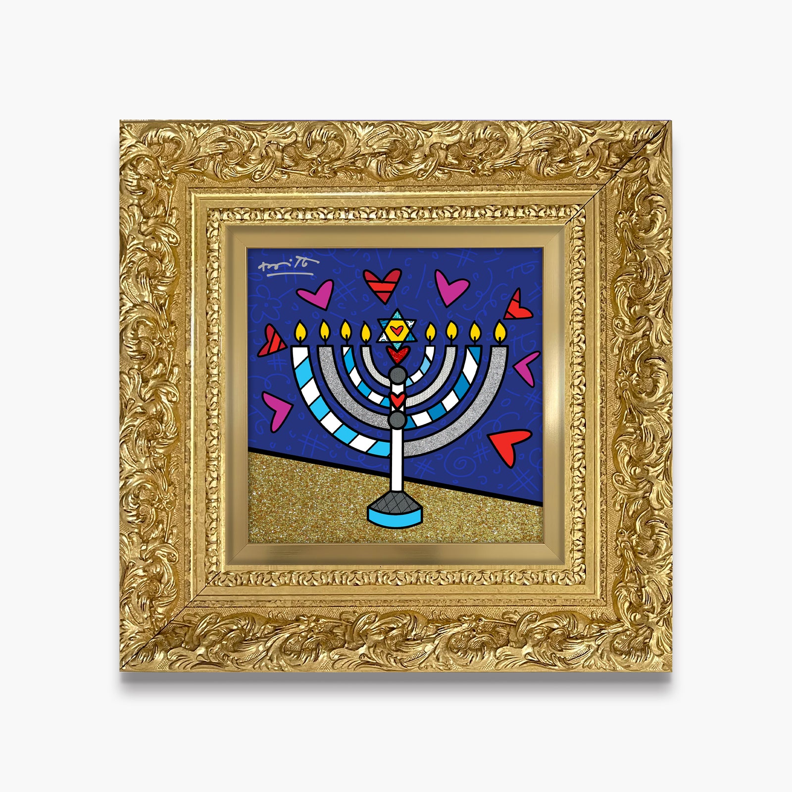Mazel Tov (Menorah) - Limited Edition Print