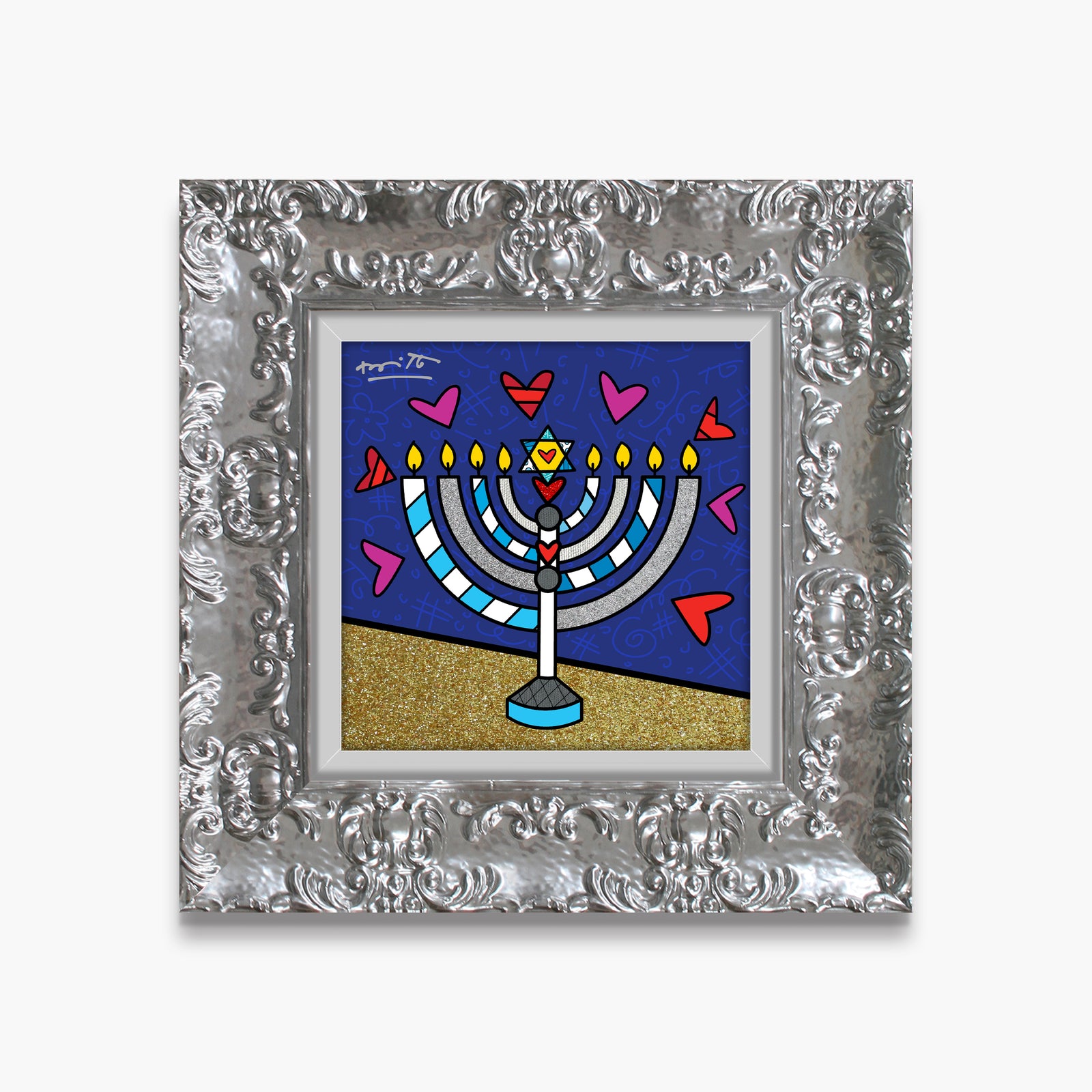 Mazel Tov (Menorah) - Limited Edition Print