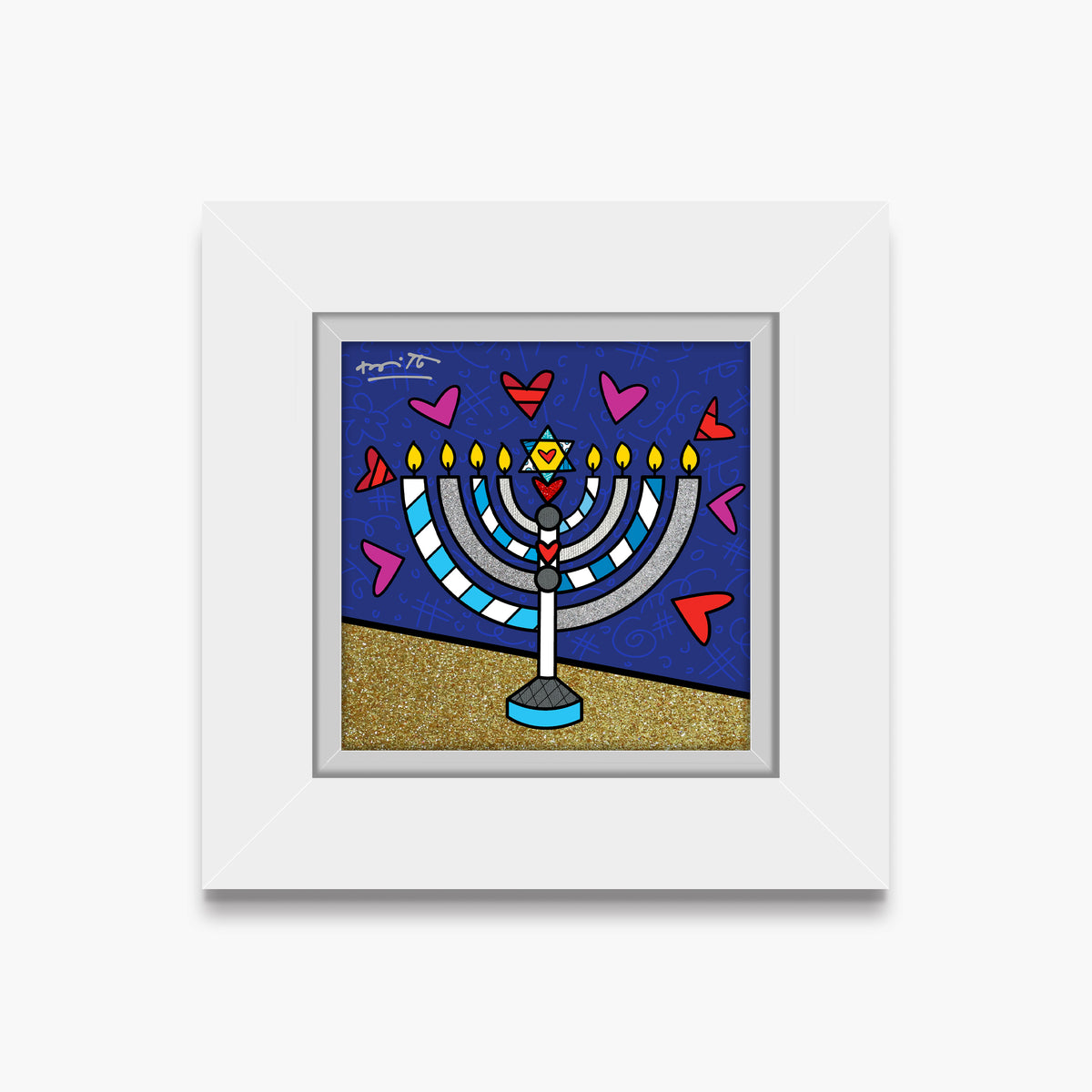 Mazel Tov (Menorah) - Limited Edition Print
