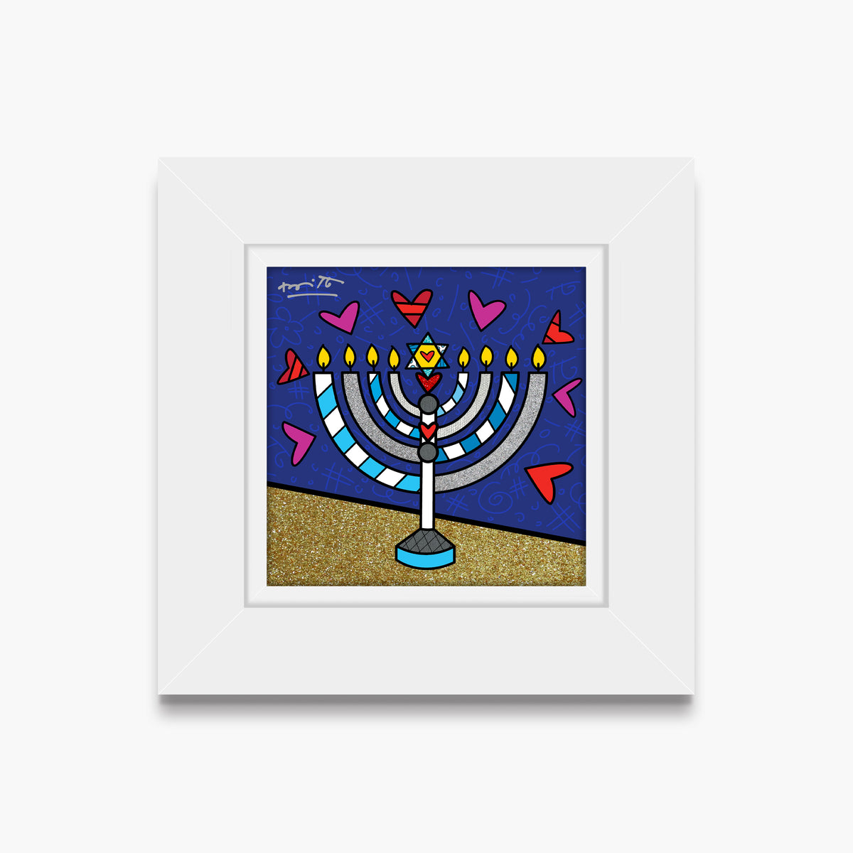 Mazel Tov (Menorah) - Limited Edition Print