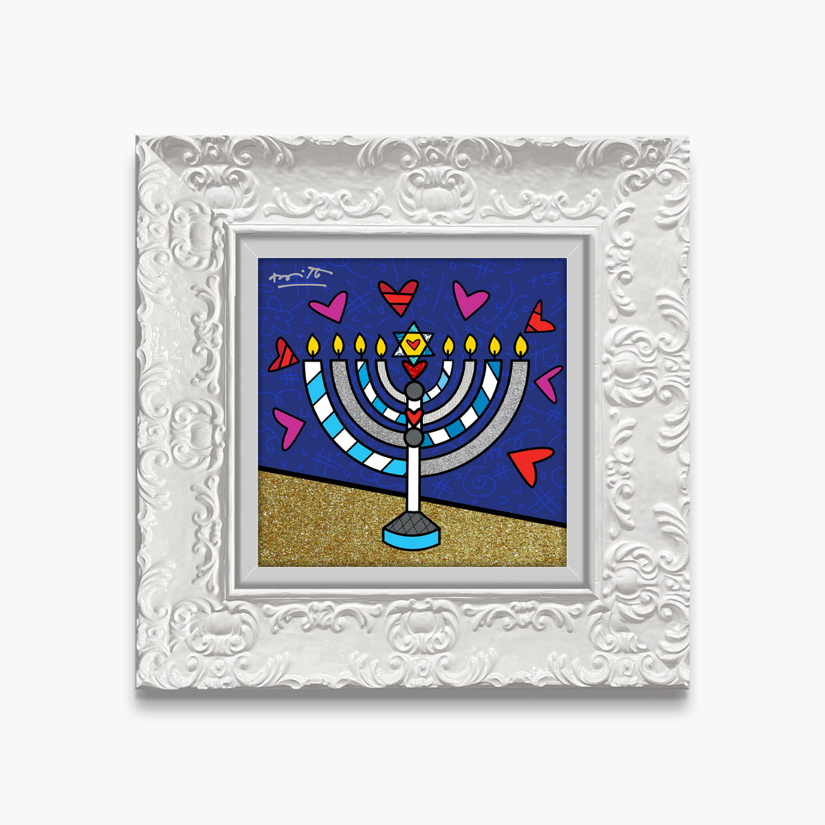Mazel Tov (Menorah) - Limited Edition Print