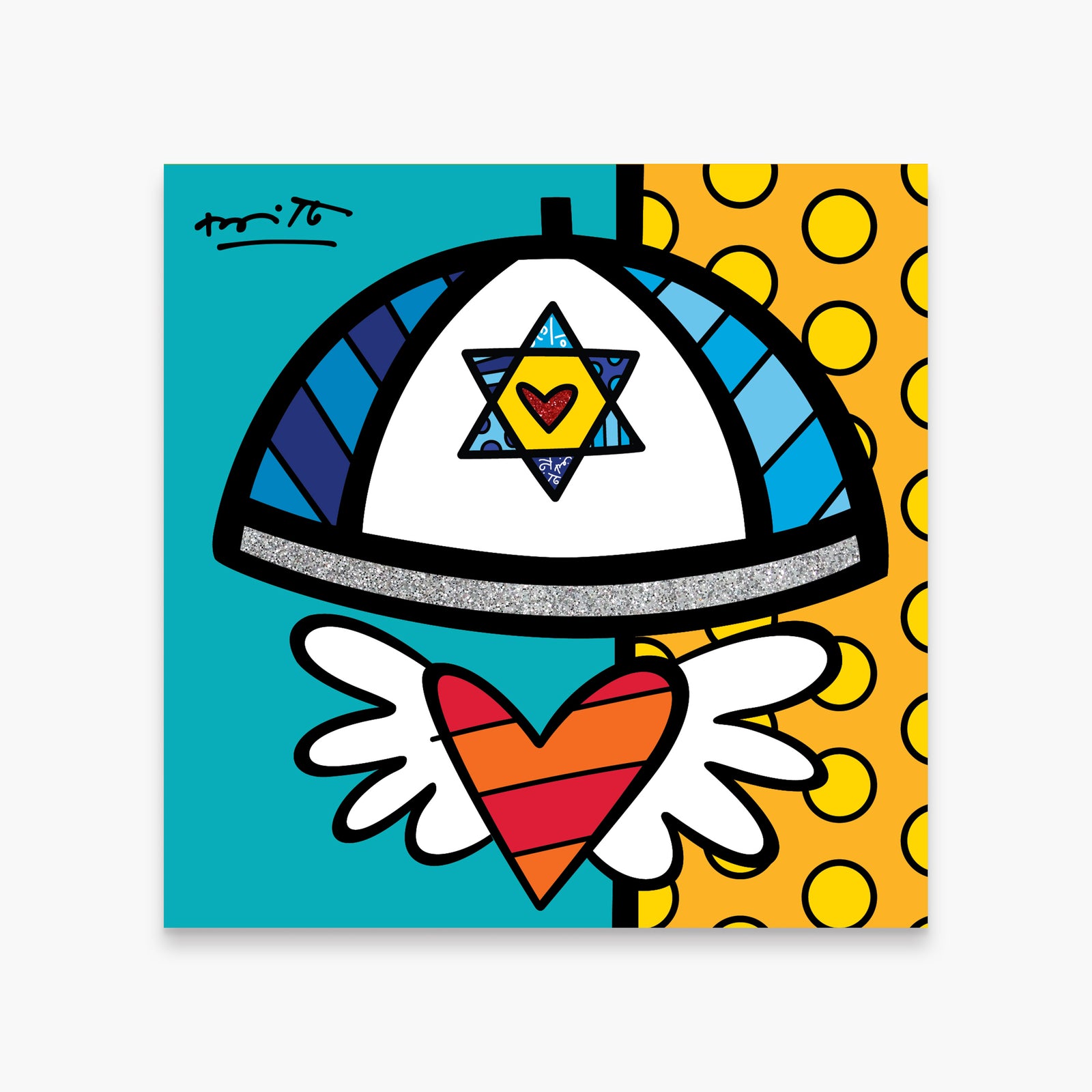 Mazel Tov (Kippah) - Limited Edition Print